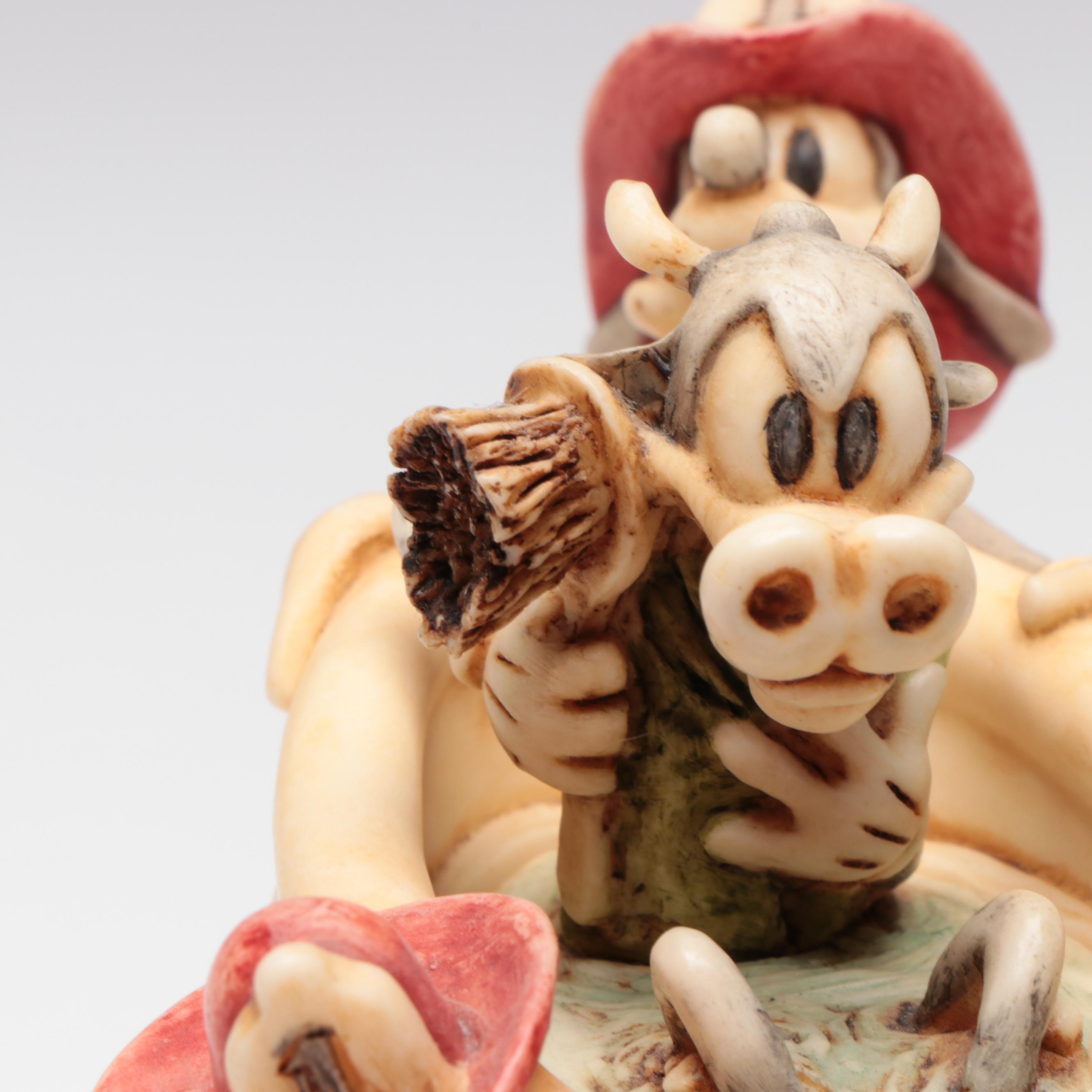 Harmony Kingdom Disney "Mickey's Fire Brigade" Figurine Box, 2002