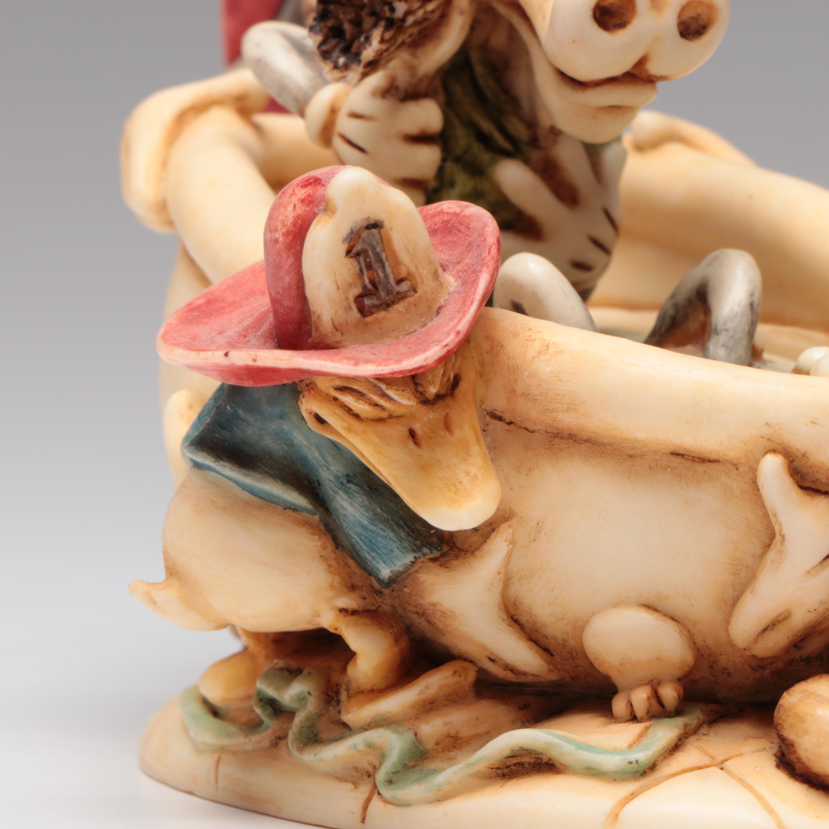 Harmony Kingdom Disney "Mickey's Fire Brigade" Figurine Box, 2002