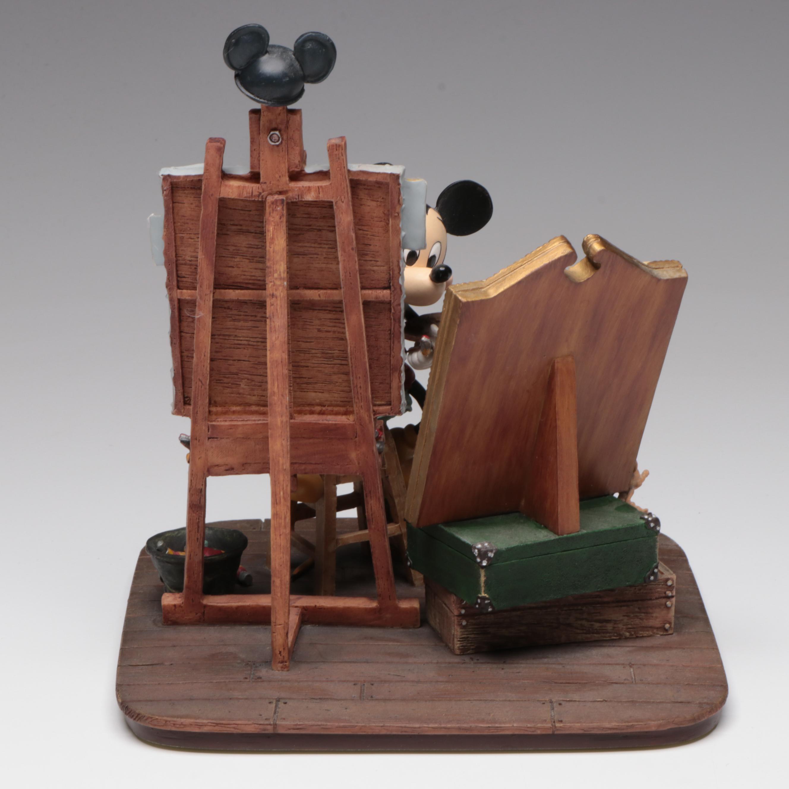 Disney "Self Portrait-Mickey Mouse" Resin Figurine After Charles Boyer
