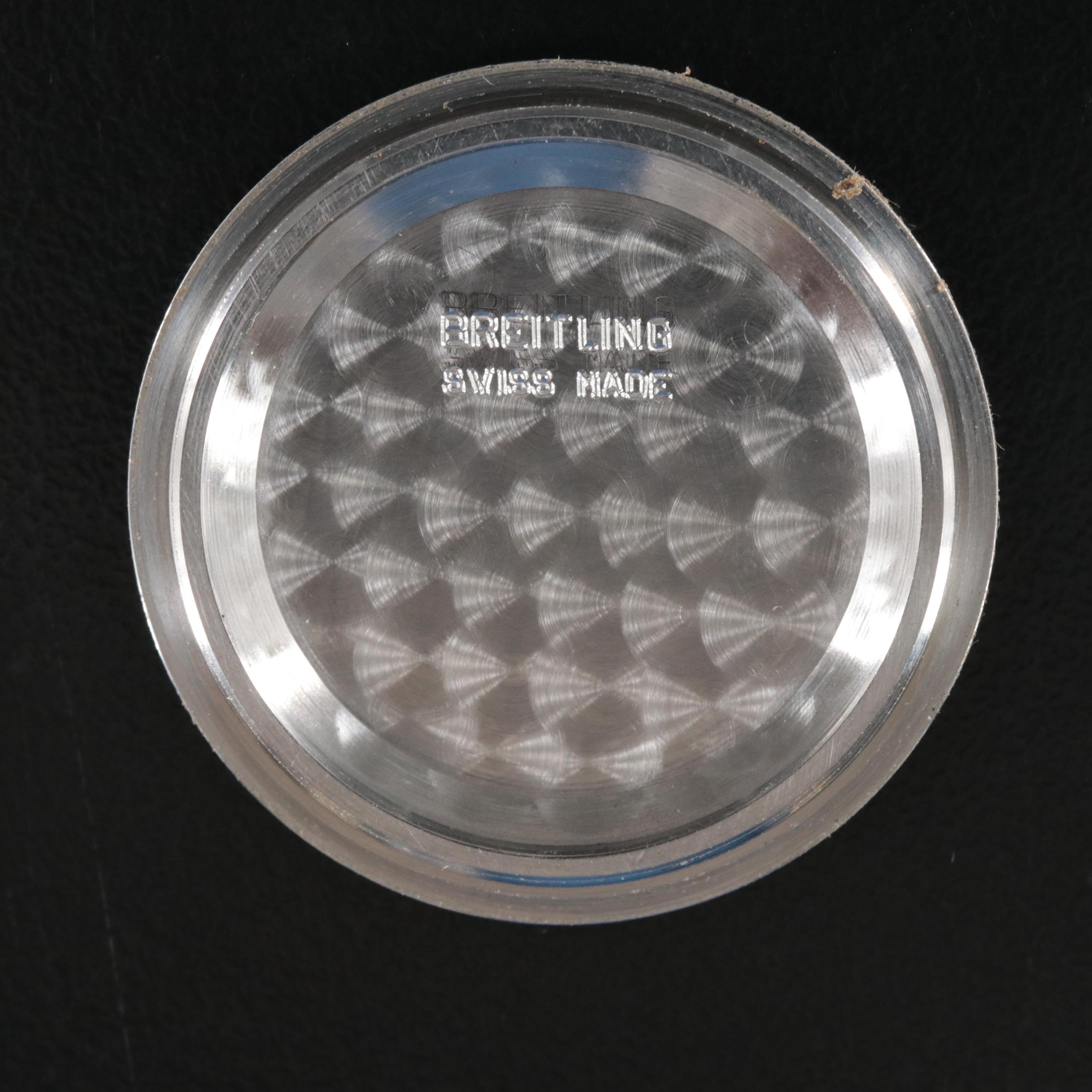 Stainless Steel and 18K Breitling Sirius Mother-of-Pearl Dial Watch