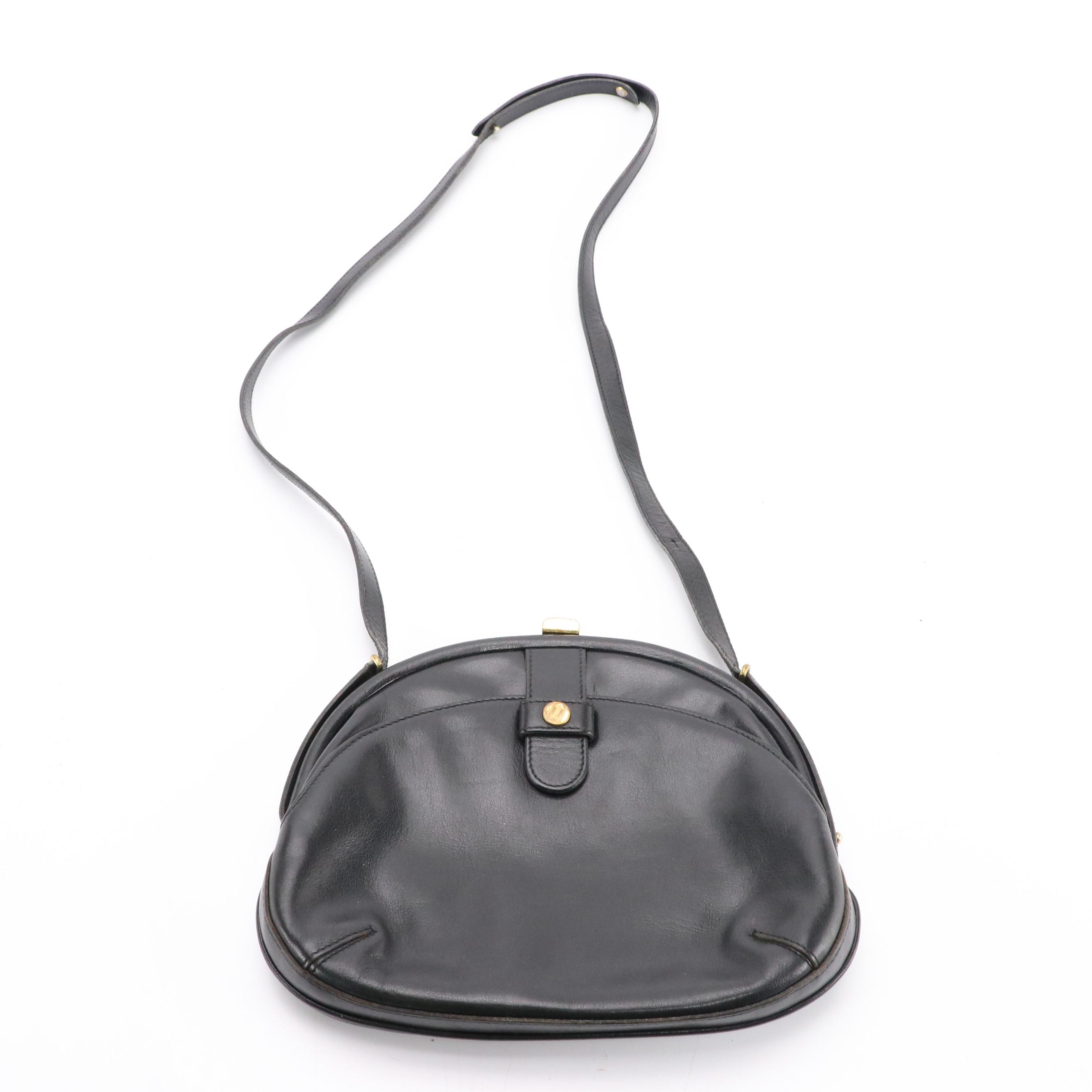 Gold Pfeil Crossbody Bags in Brown and Black Leather with Walter Hatten