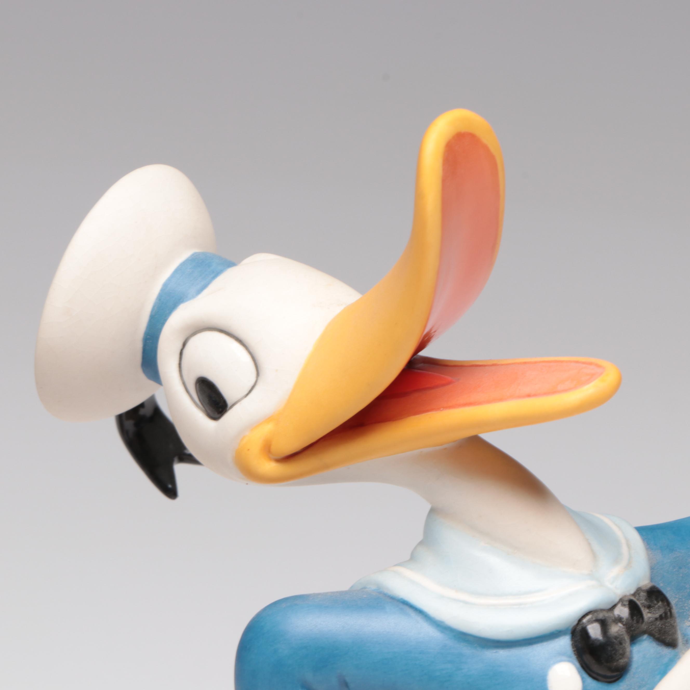 Walt Disney Classics "*!#@" and "Donald's Debut" Porcelain Figurines