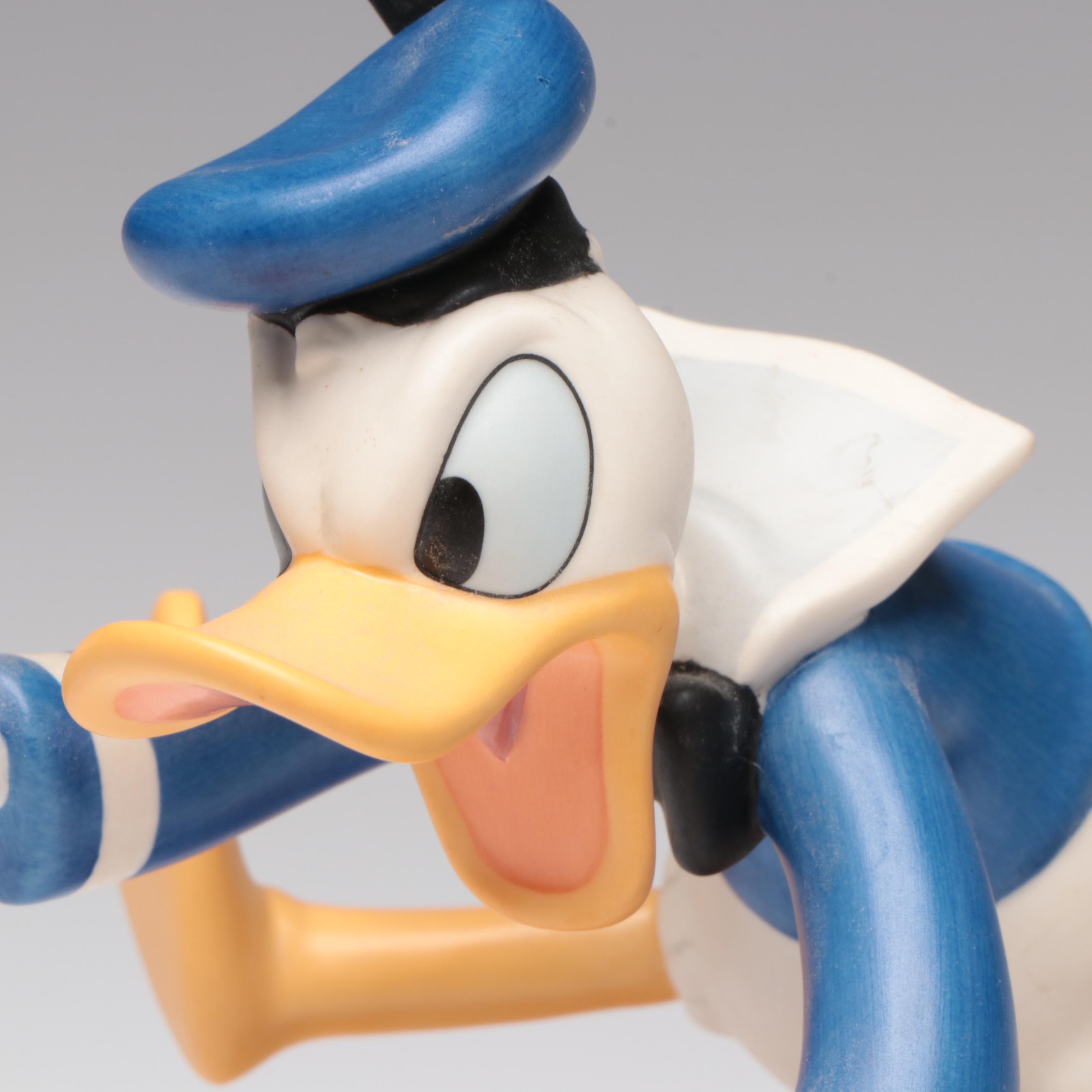 Walt Disney Classics "*!#@" and "Donald's Debut" Porcelain Figurines