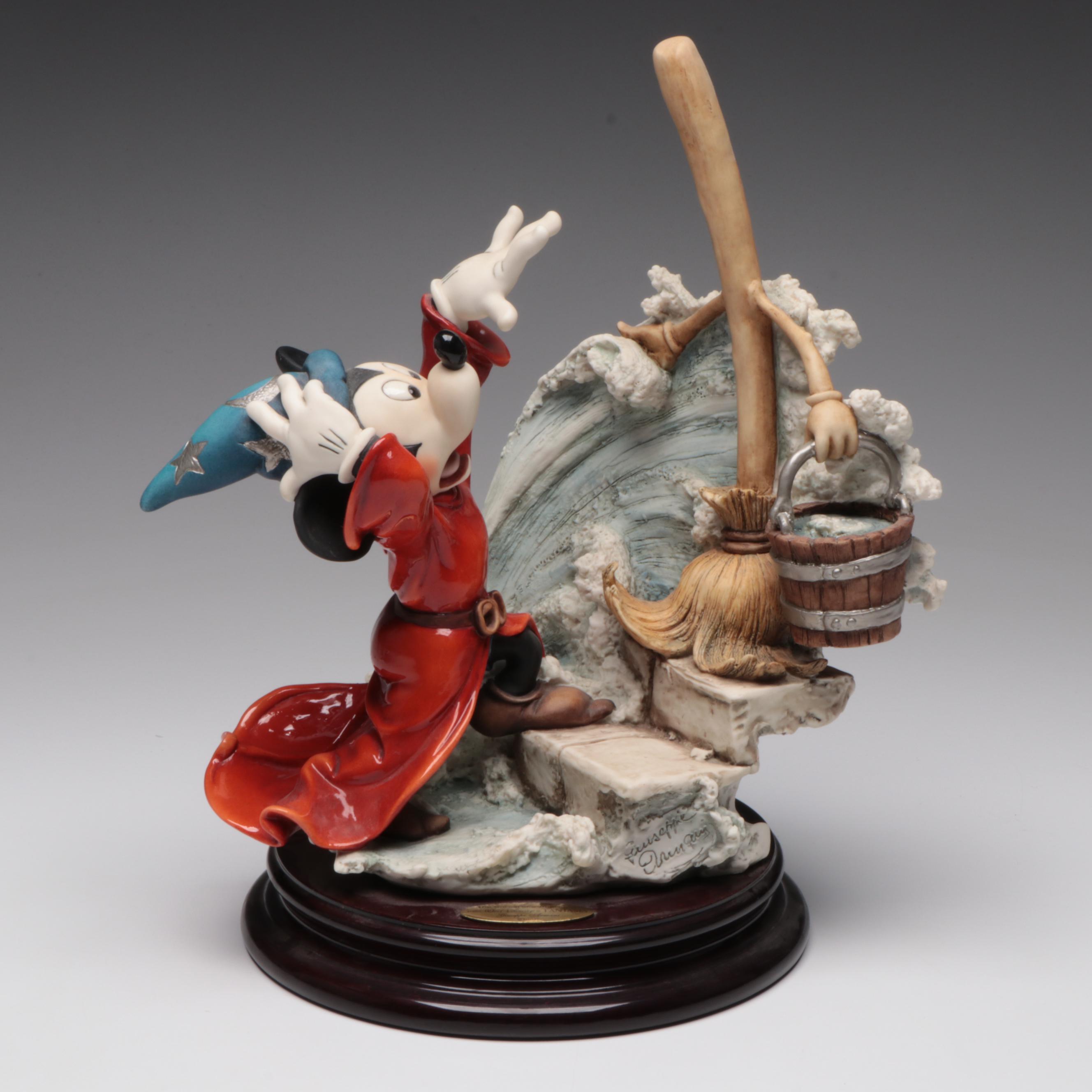Giuseppe Armani Mickey Mouse "Fantasia" Sorcerer's Apprentice Resin Figurine