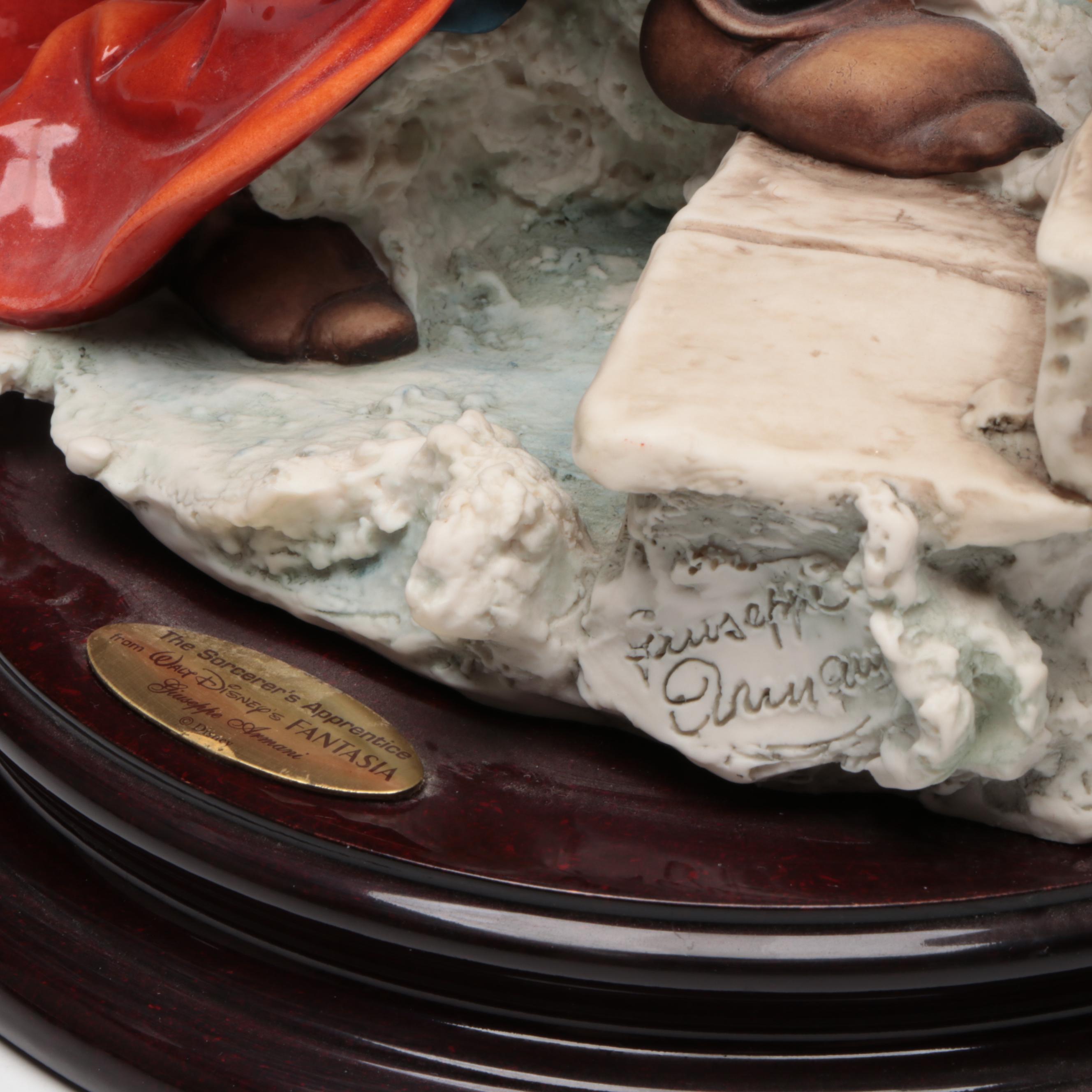 Giuseppe Armani Mickey Mouse "Fantasia" Sorcerer's Apprentice Resin Figurine