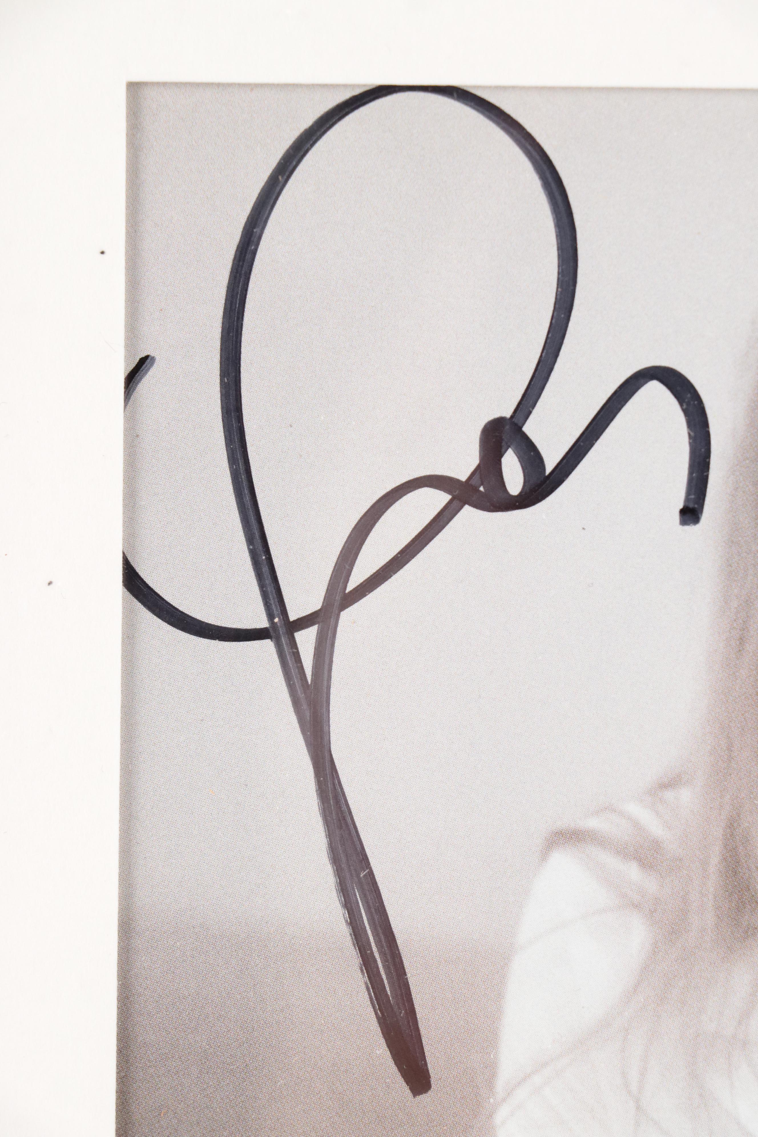 Taylor Swift Signed "The Tortured Poets Department" CD Booklet in Matted Frame