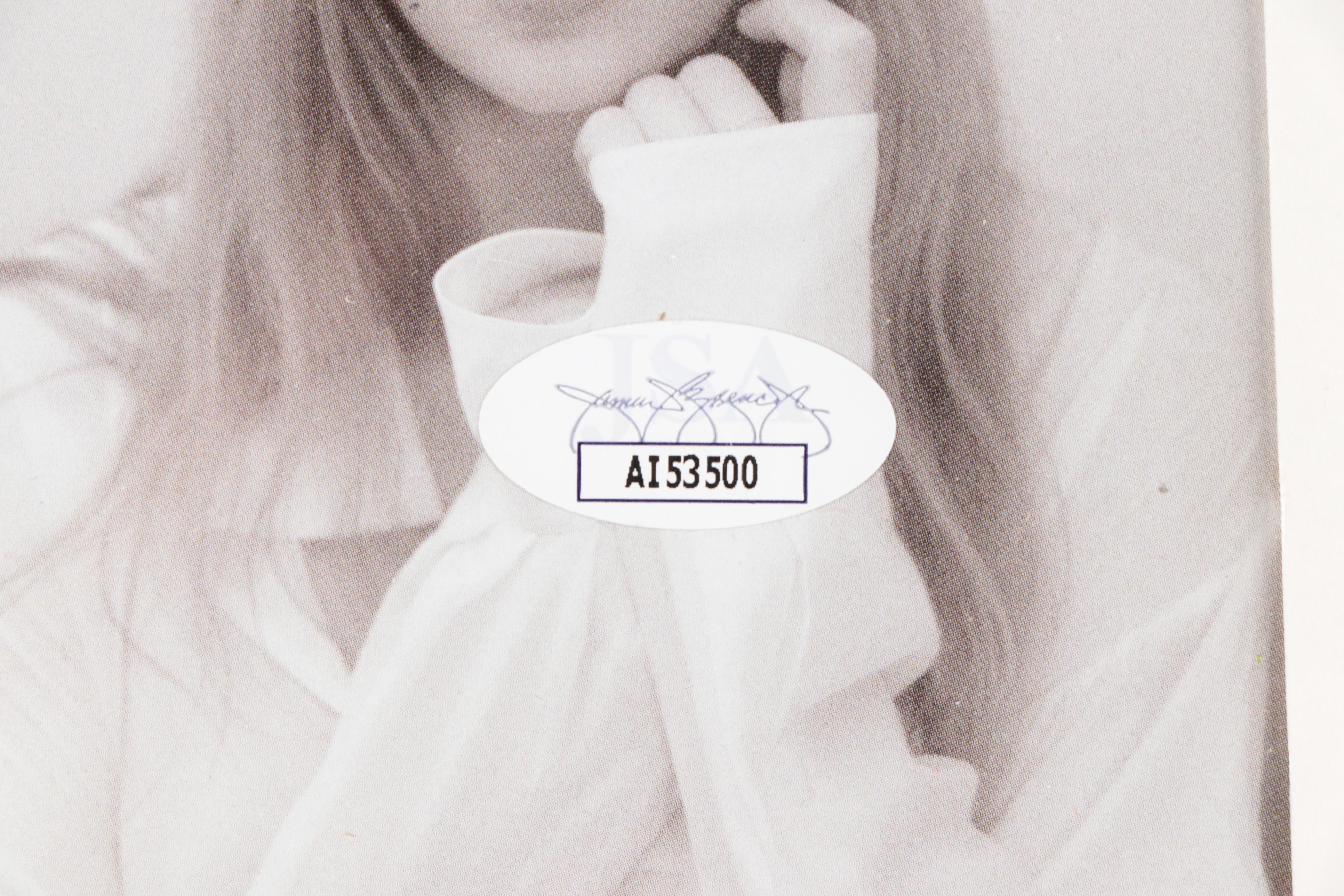 Taylor Swift Signed "The Tortured Poets Department" CD Booklet in Matted Frame