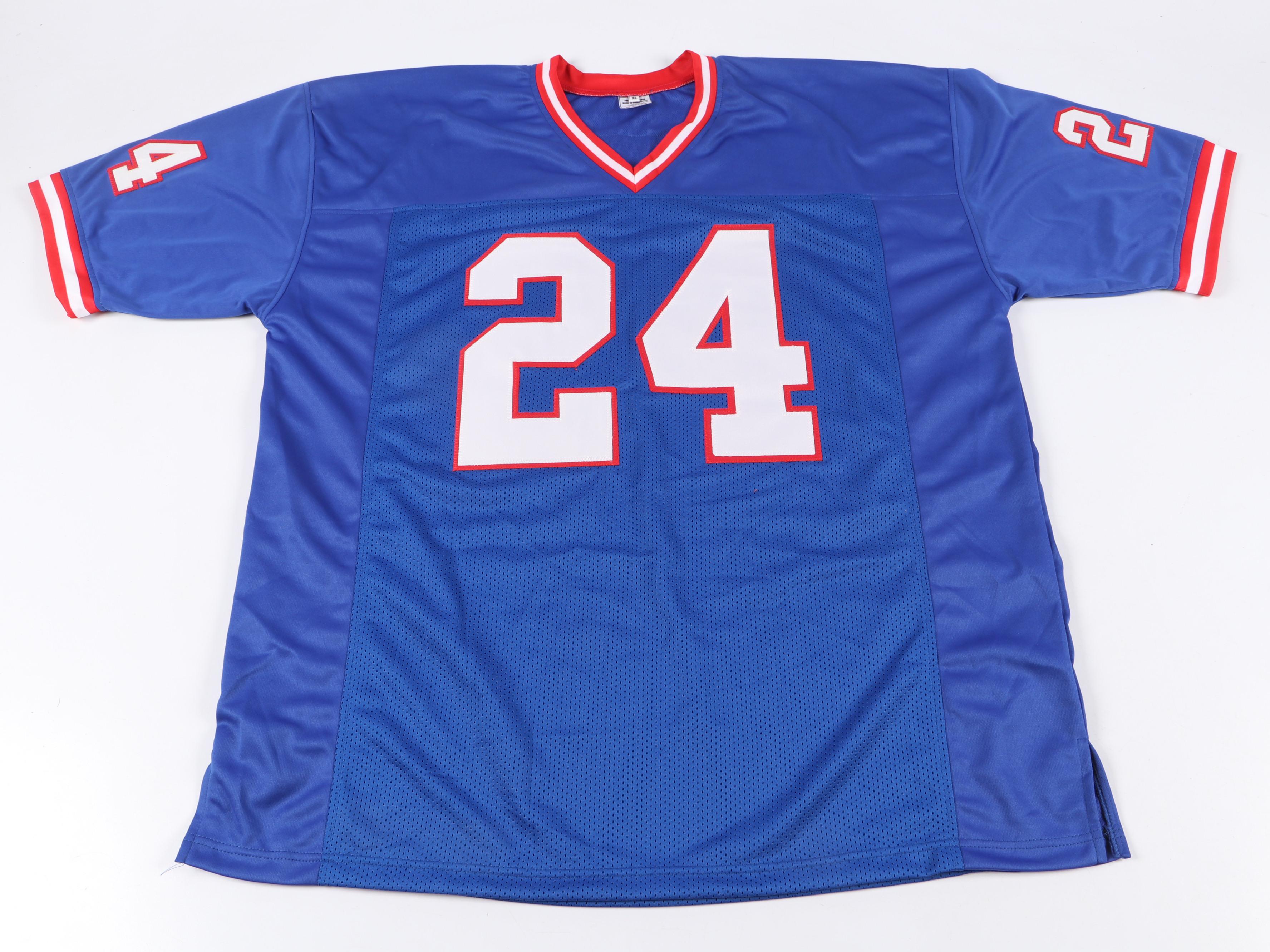 Ottis Anderson Signed New York Giants Football Jersey