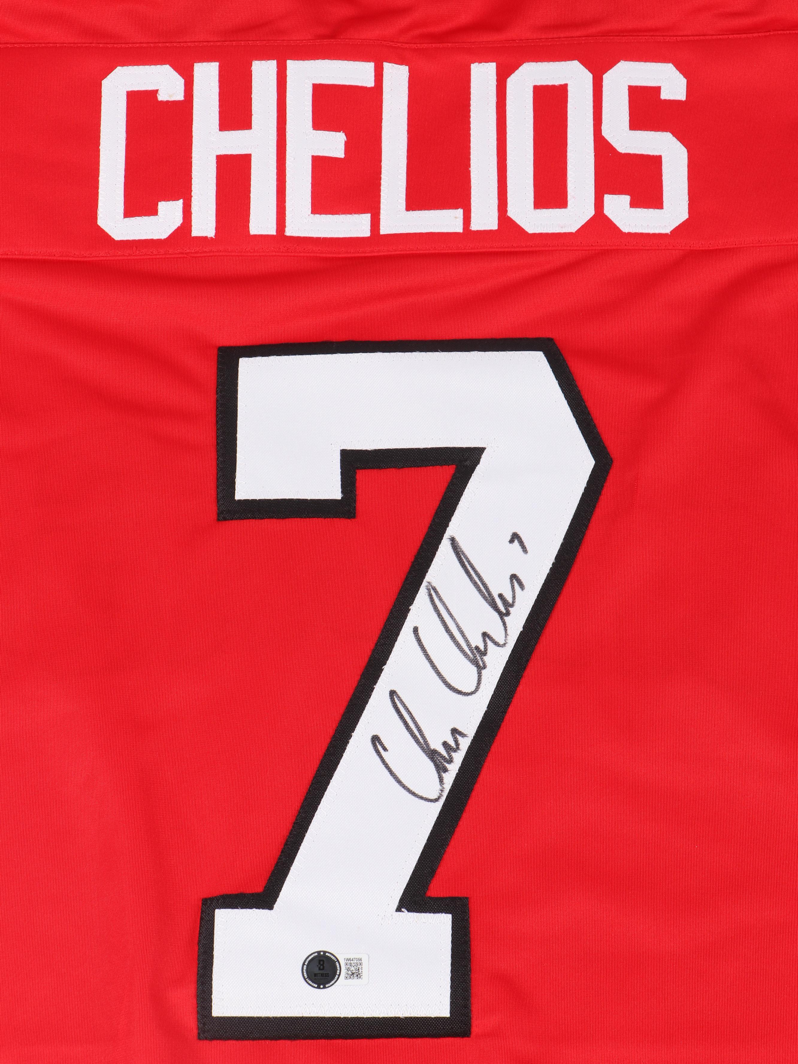 Chris Chelios Signed Chicago Blackhawks Hockey Jersey