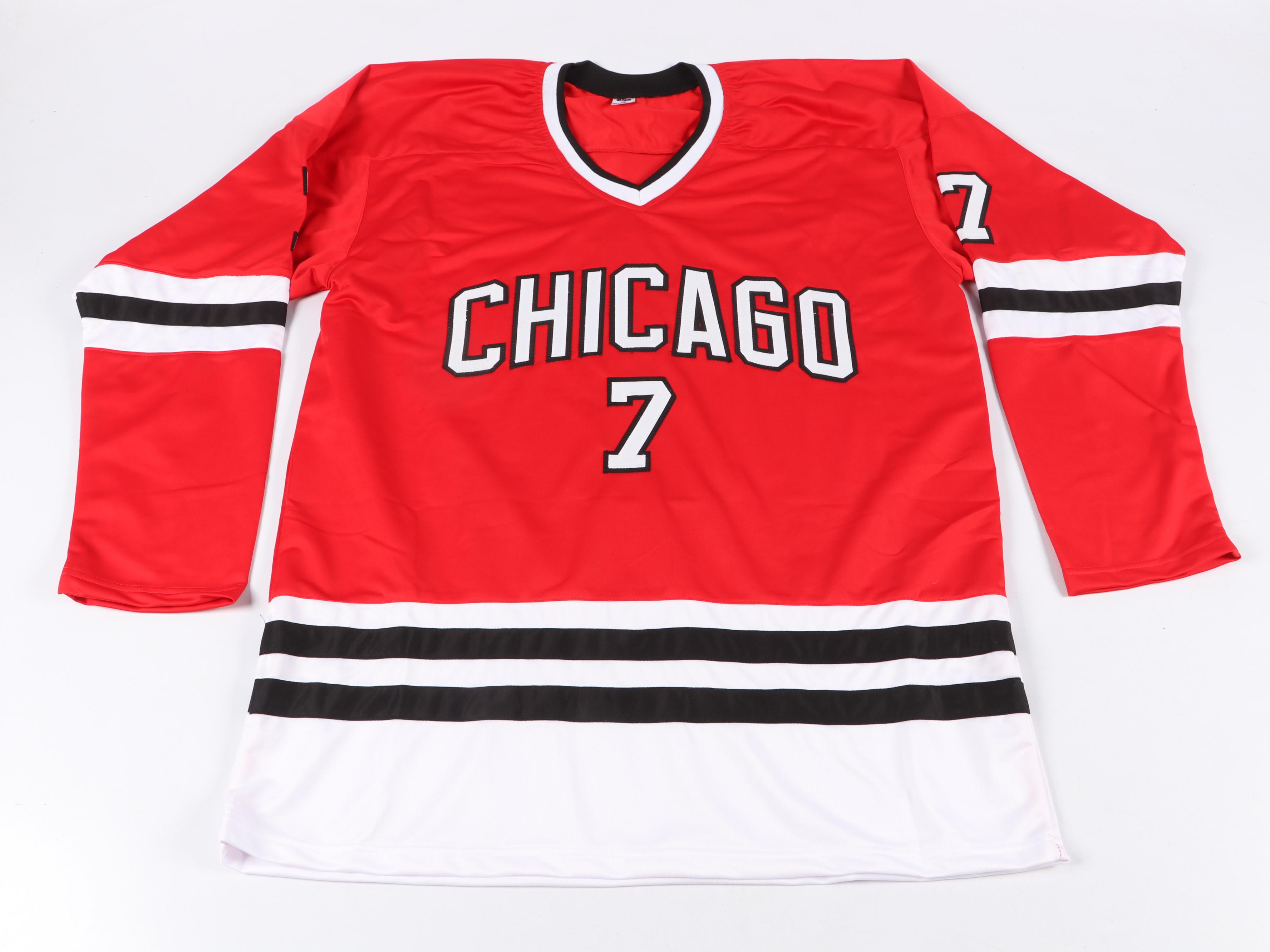 Chris Chelios Signed Chicago Blackhawks Hockey Jersey