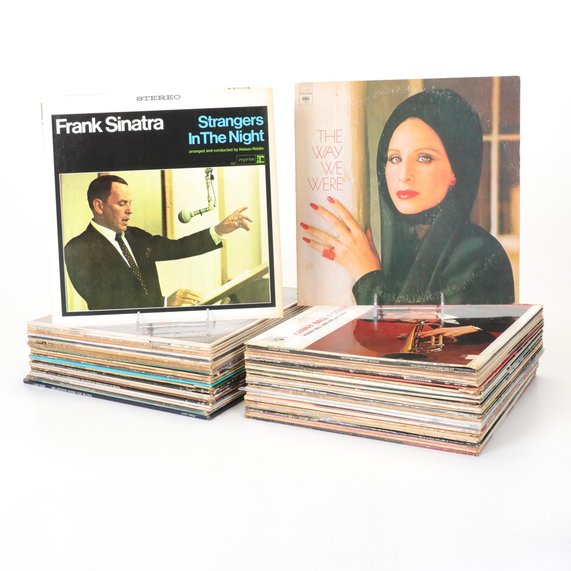 Record Collection Featuring Frank Sinatra, Louis Armstrong, Johnny Mathis & More
