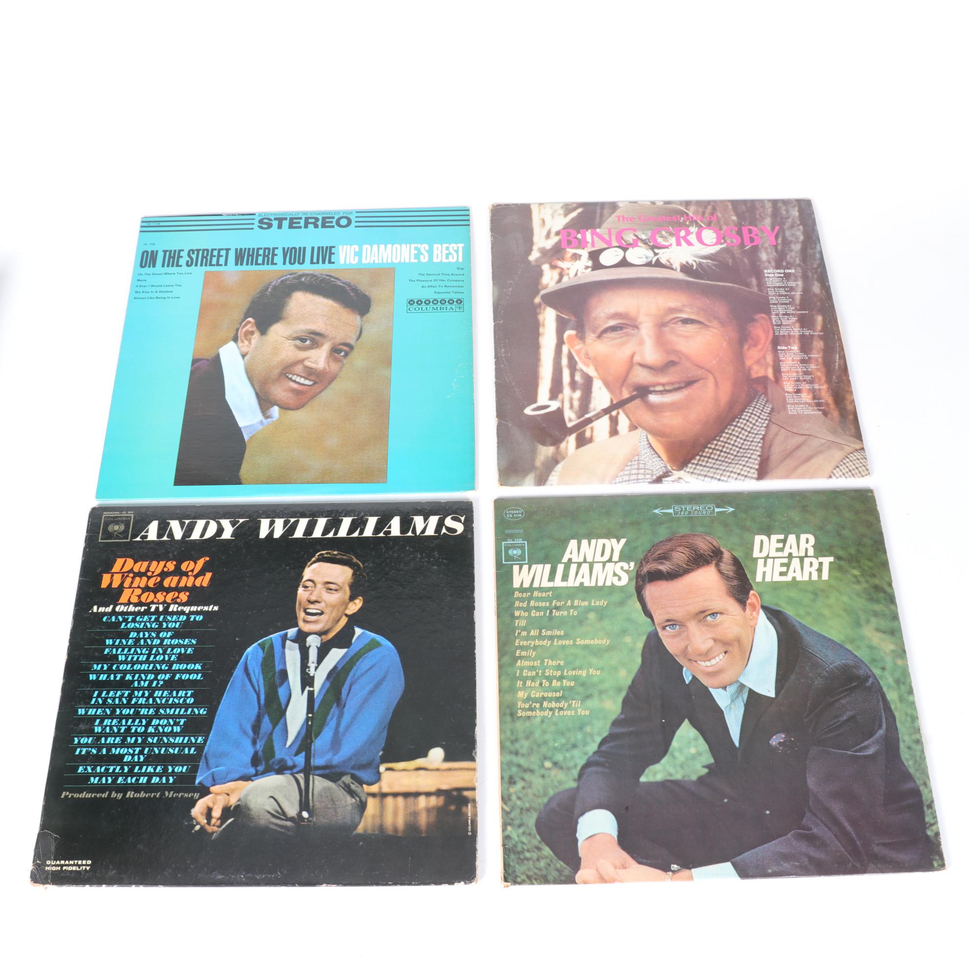 Record Collection Featuring Frank Sinatra, Louis Armstrong, Johnny Mathis & More