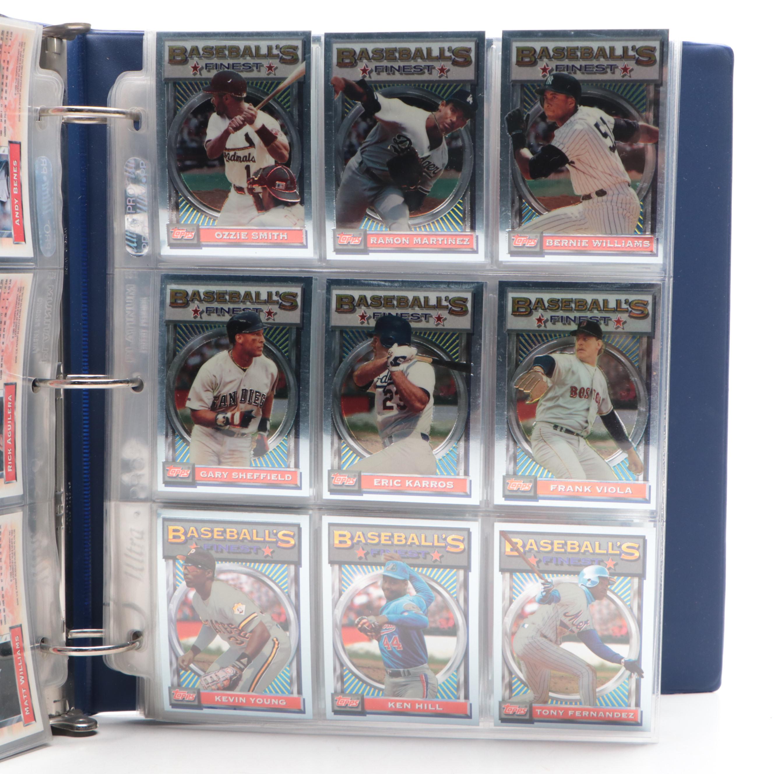 1993 Topps Finest Complete Baseball Card Set Featuring Barry Bonds and More