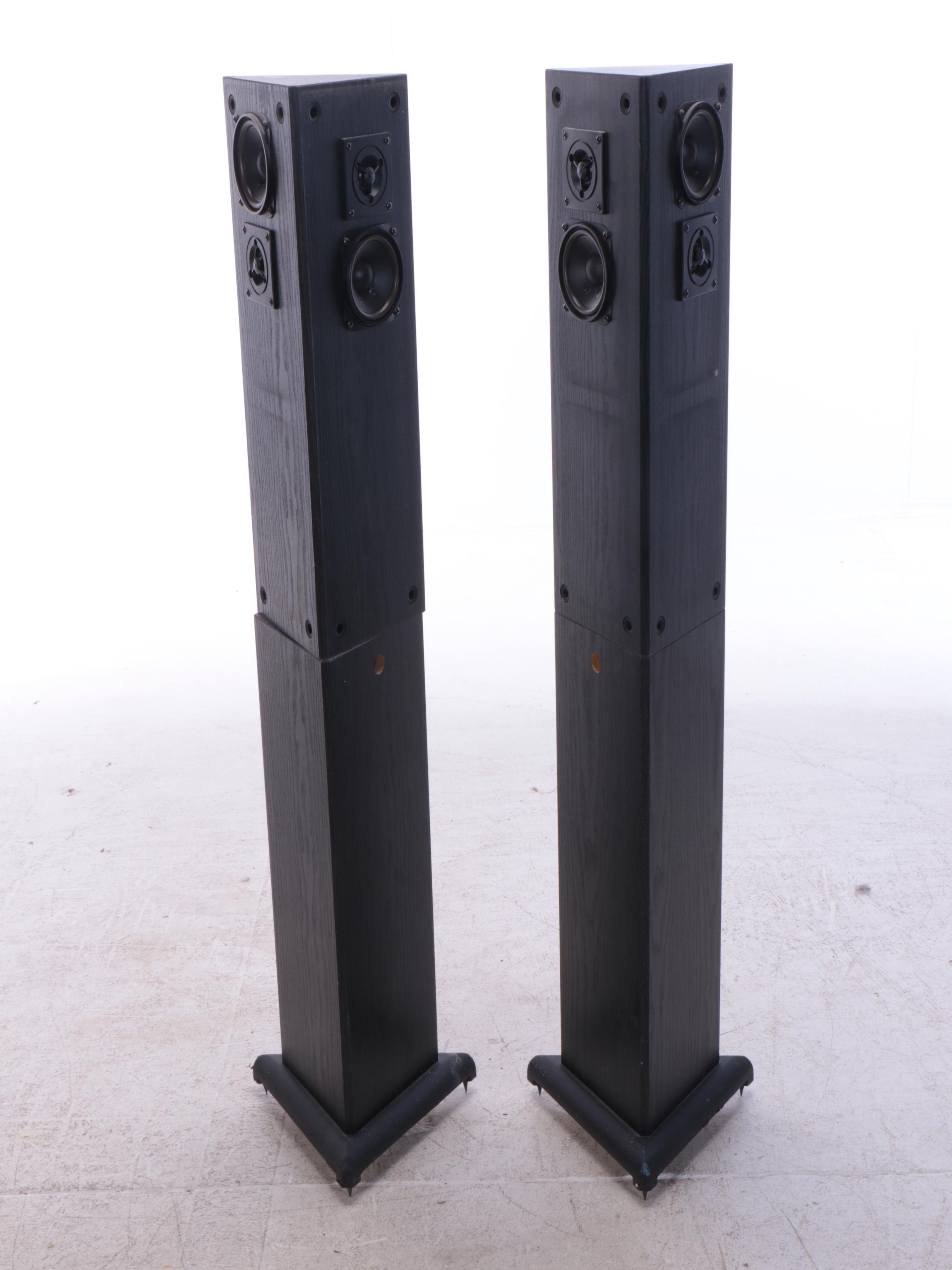 Atlantic Technology 354SR THX Surround Channel Speakers with Pedestal Bases