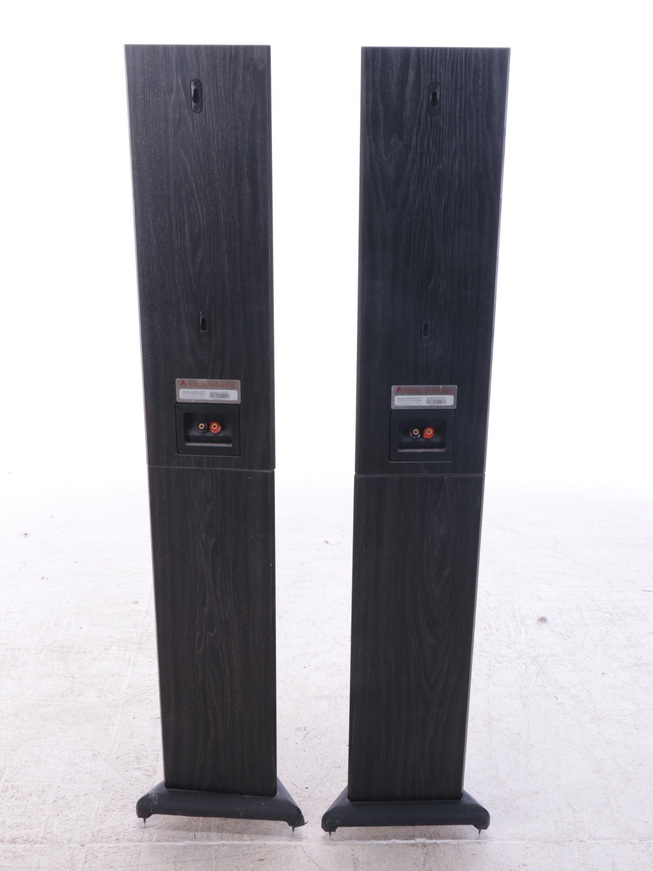 Atlantic Technology 354SR THX Surround Channel Speakers with Pedestal Bases
