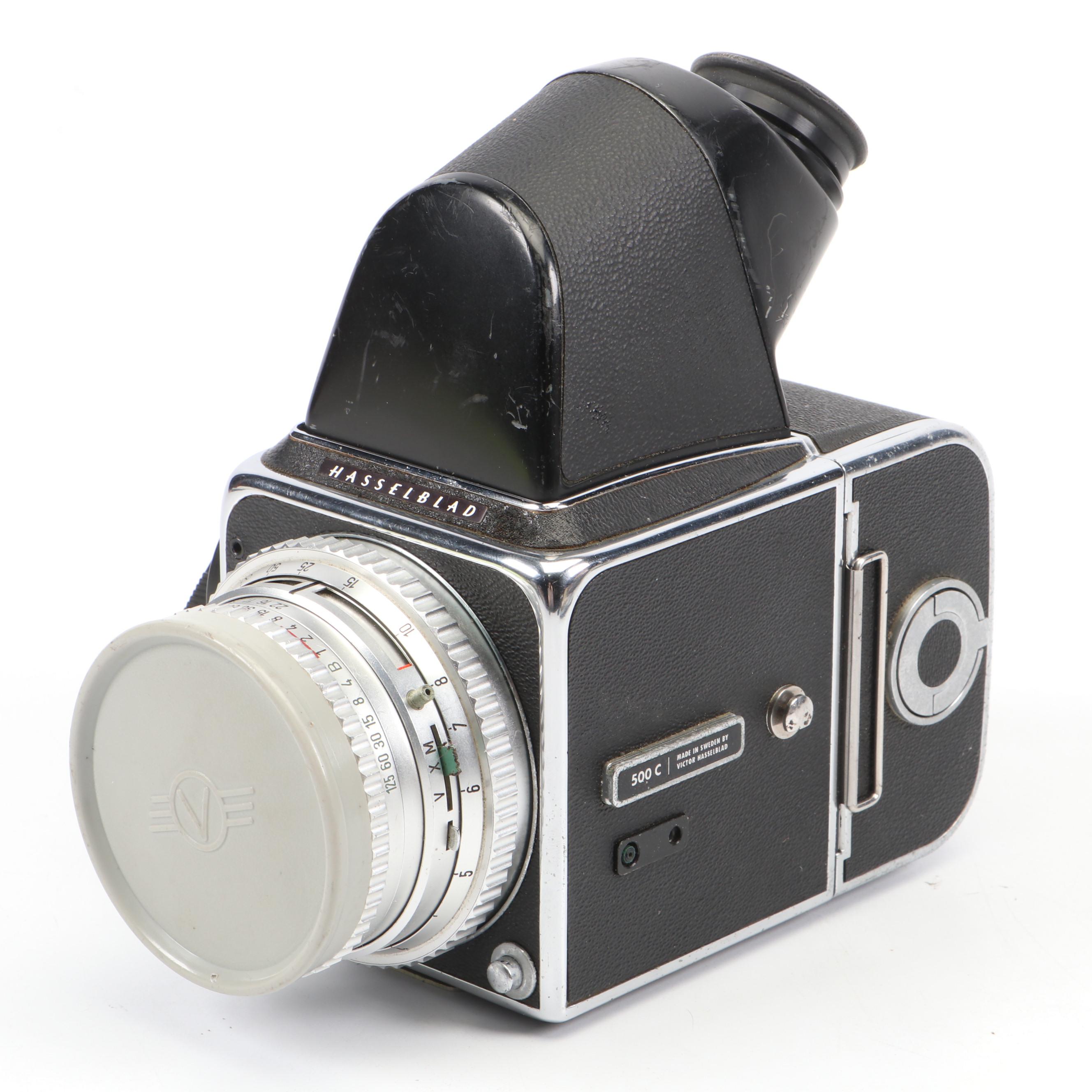 Hasselblad 500 C With Arca-Swiss Polaroid Back, Lens, Rings, Adapters, Filters