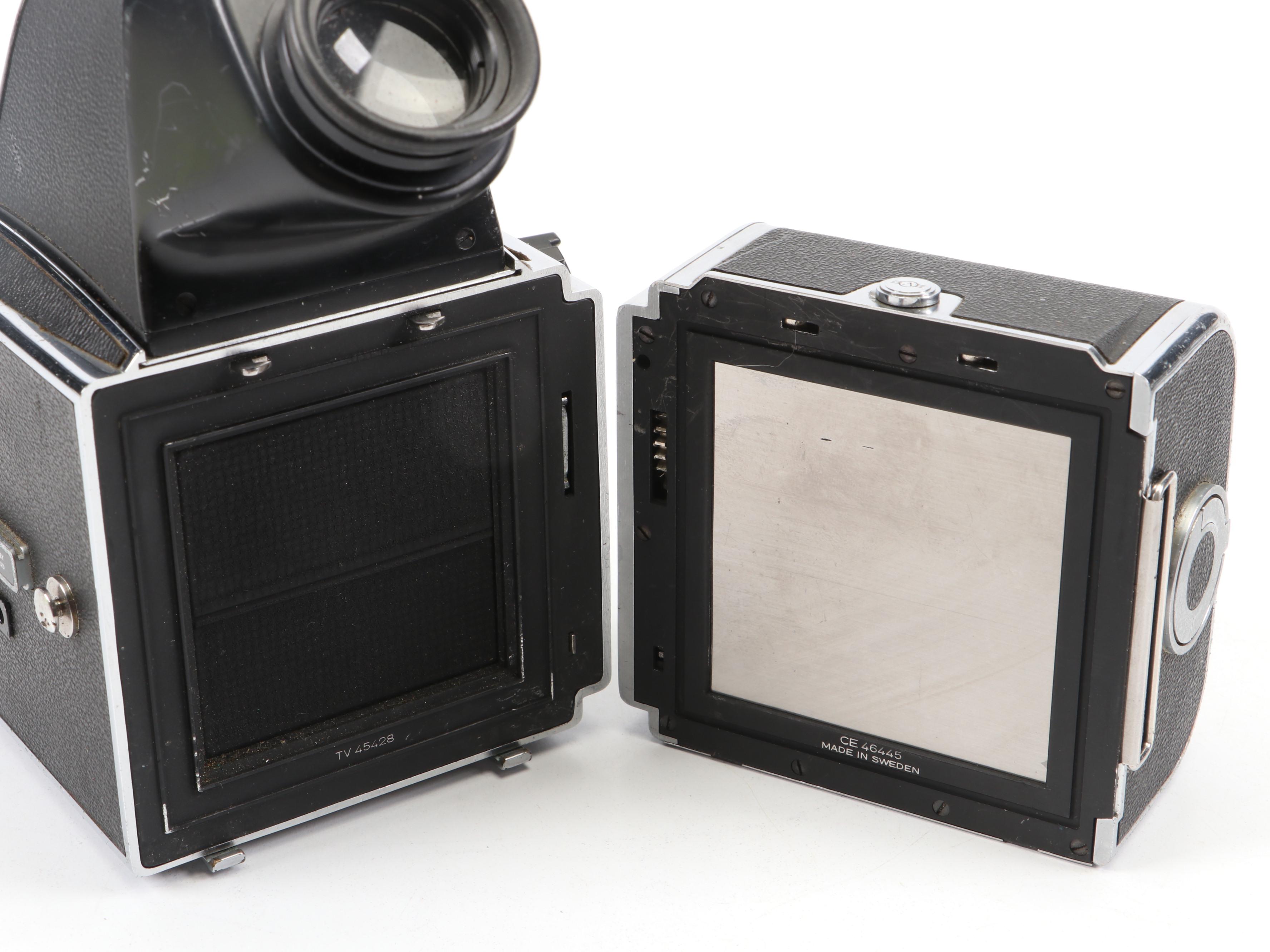 Hasselblad 500 C With Arca-Swiss Polaroid Back, Lens, Rings, Adapters, Filters