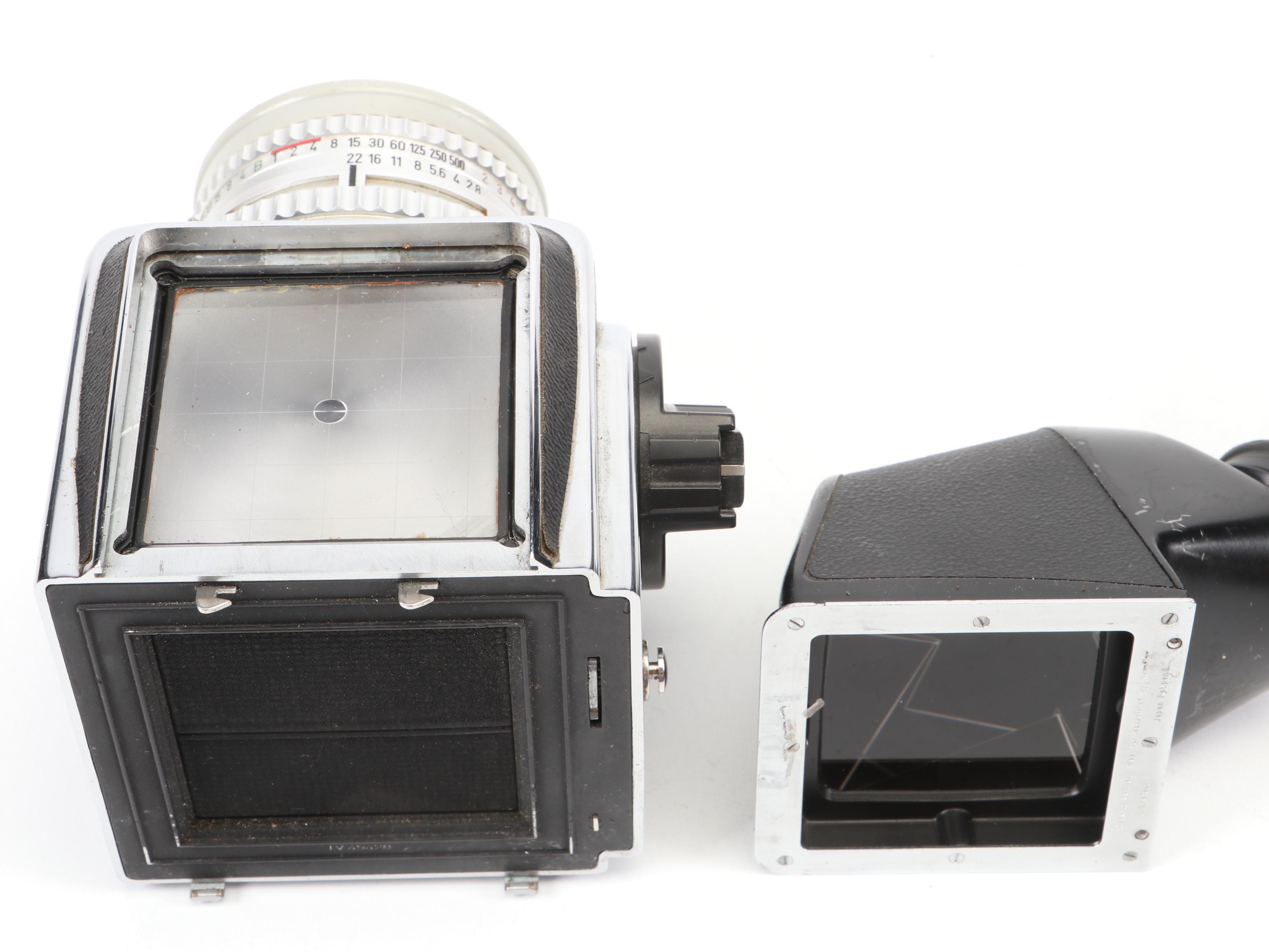 Hasselblad 500 C With Arca-Swiss Polaroid Back, Lens, Rings, Adapters, Filters