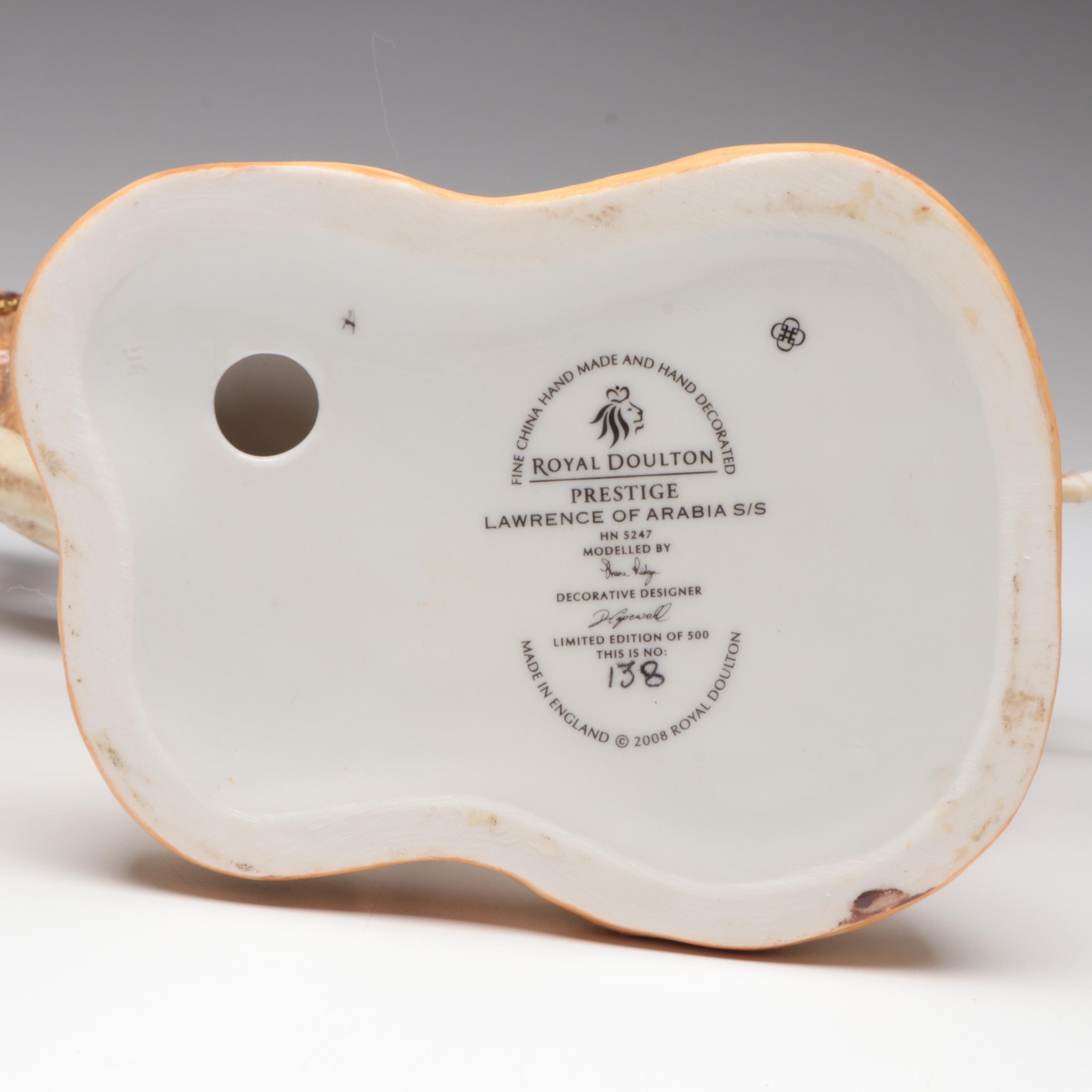 Royal Doulton "Lawrence of Arabia" Limited Edition Porcelain Figurine, 2008