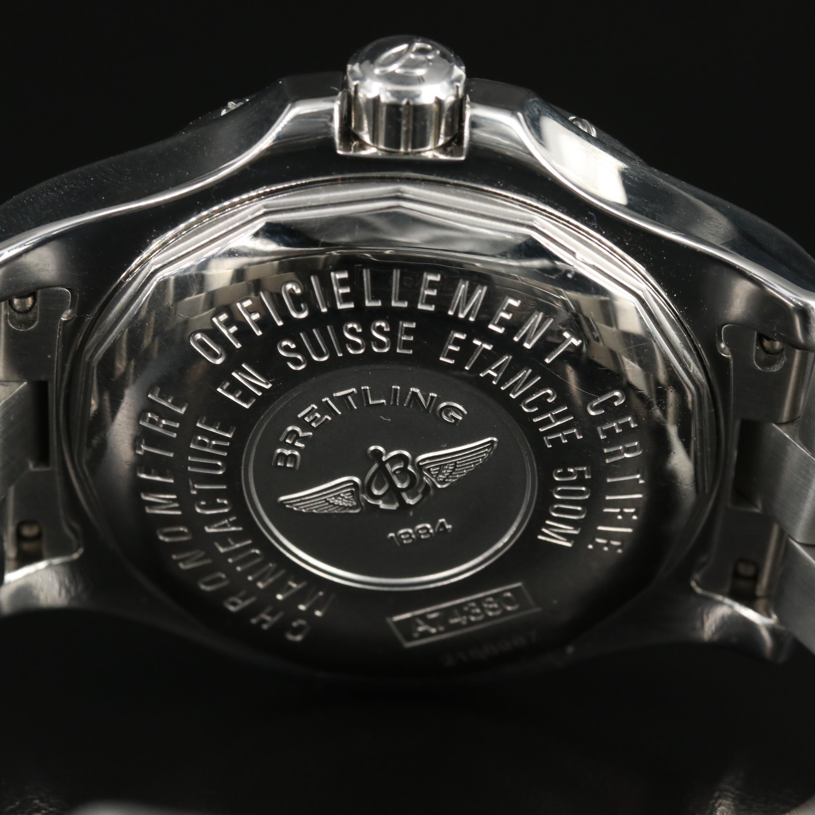 Breitling Colt Quartz II Steel 41mm Black Dial Watch