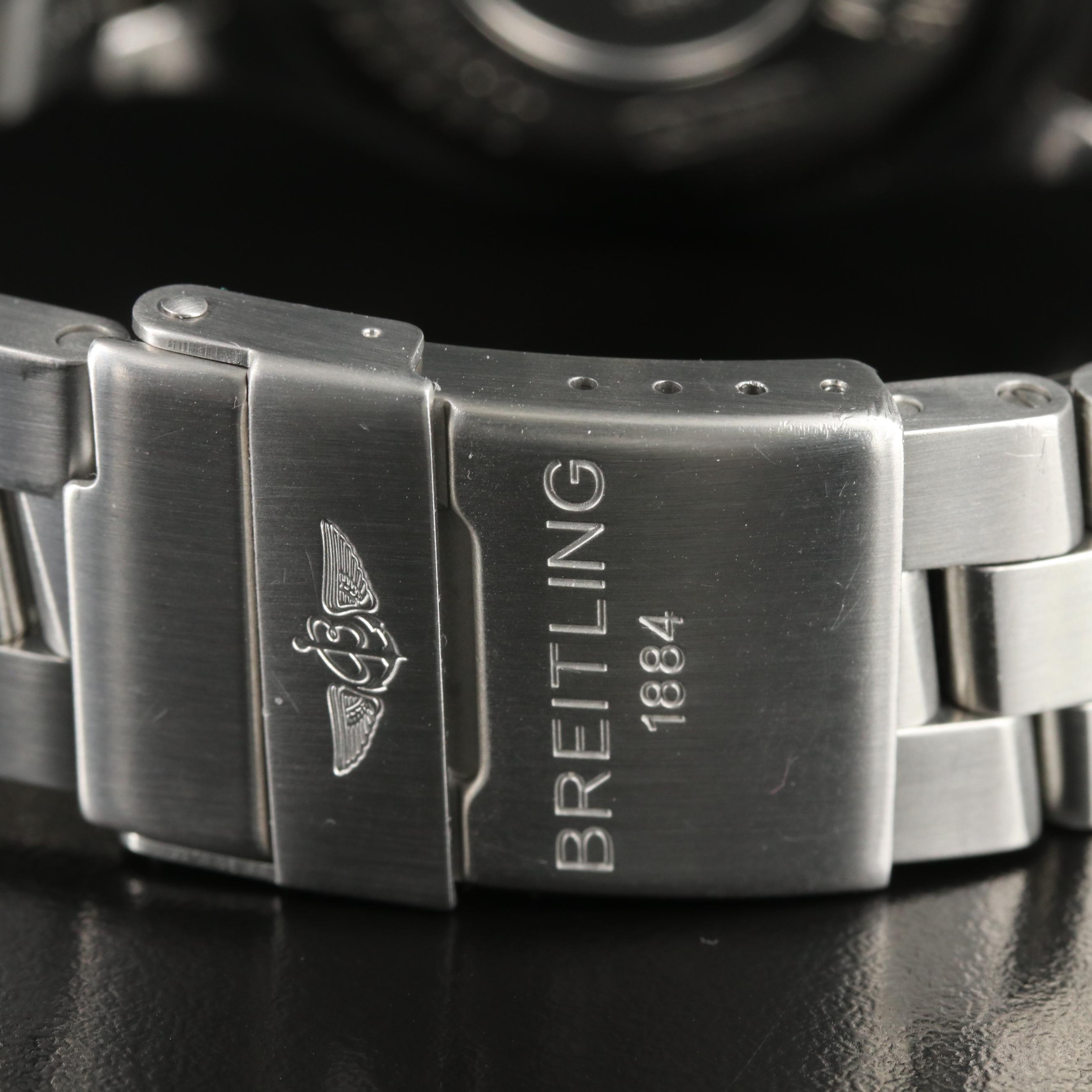 Breitling Colt Quartz II Steel 41mm Black Dial Watch