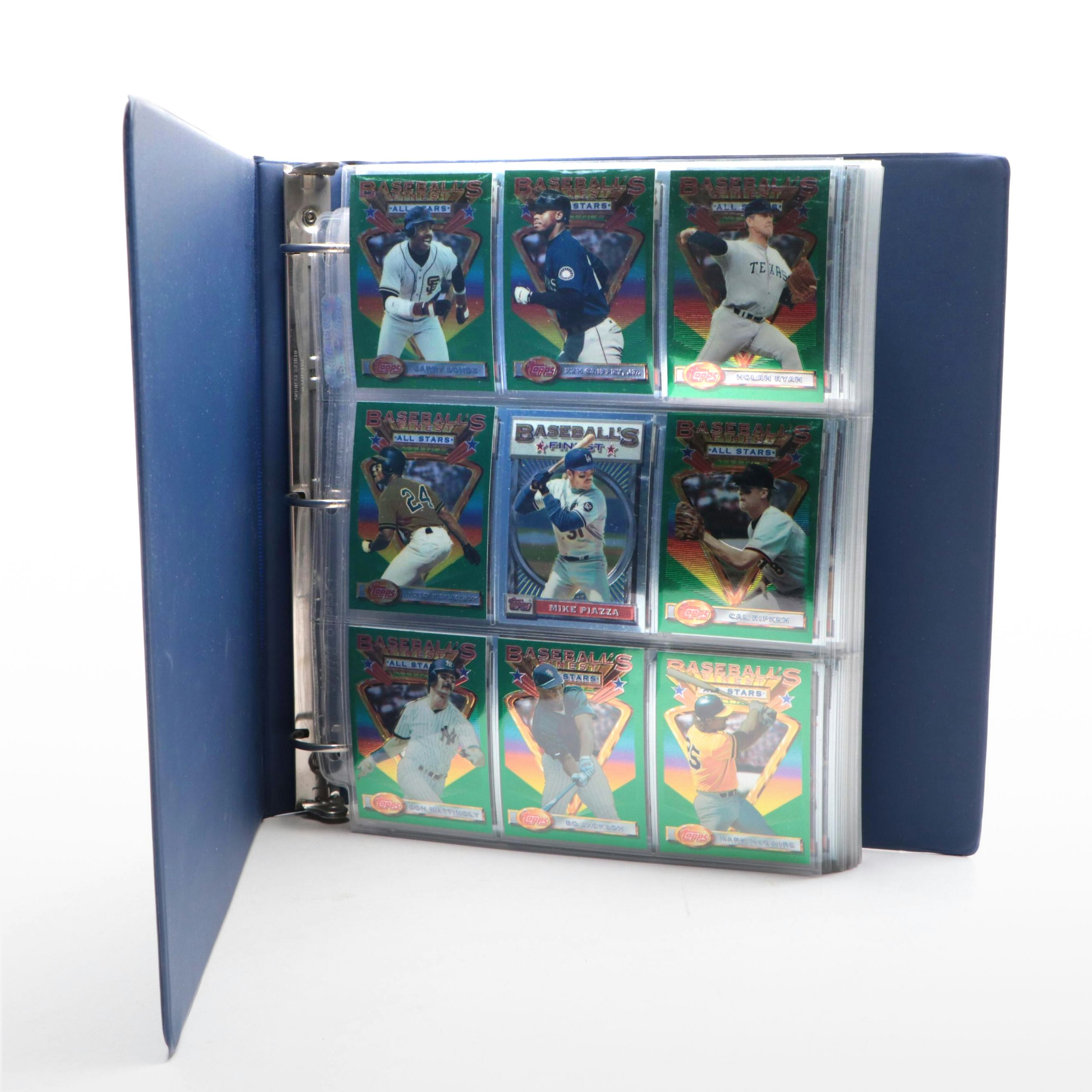 1993 Topps Finest Complete Baseball Card Set Featuring Barry Bonds and More