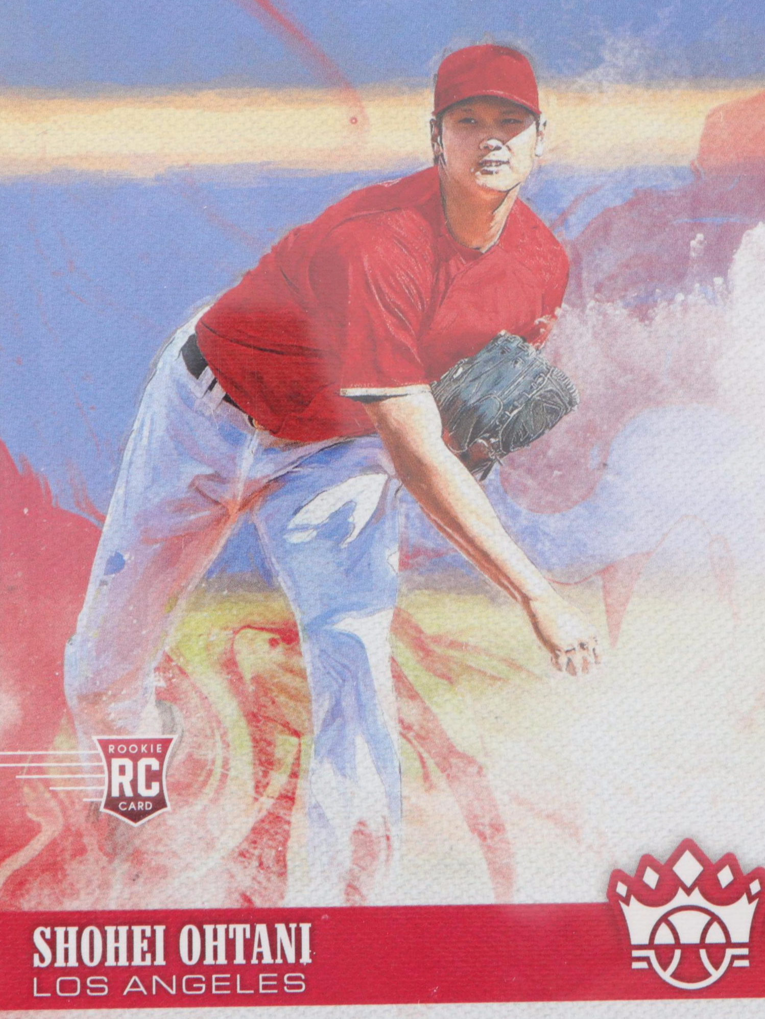 2018 Panini Diamond Kings Shohei Ohtani Rookie Baseball Card #73 Graded PSA 10