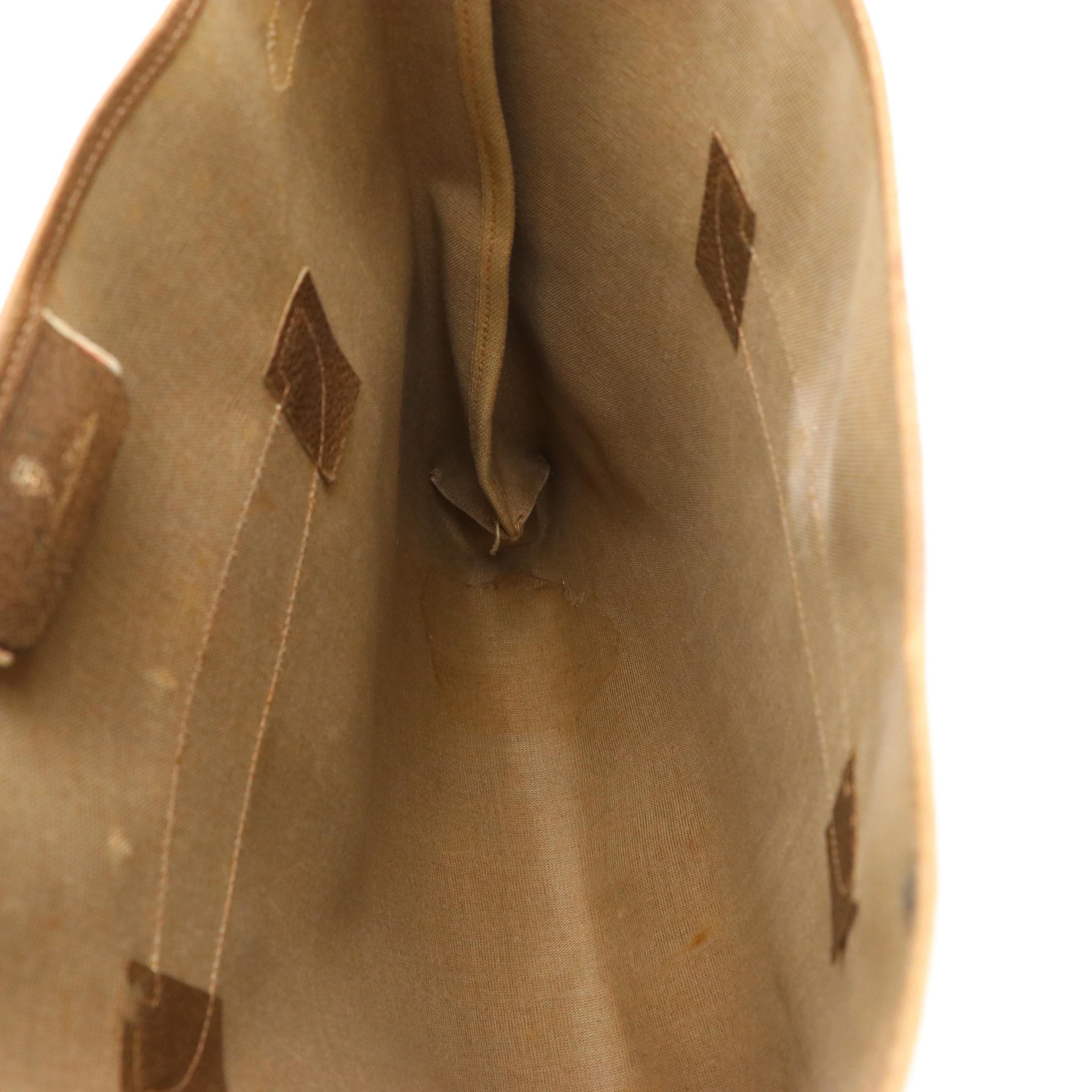 Gucci Accessory Collection Shoulder Tote in GG Supreme Canvas and Leather