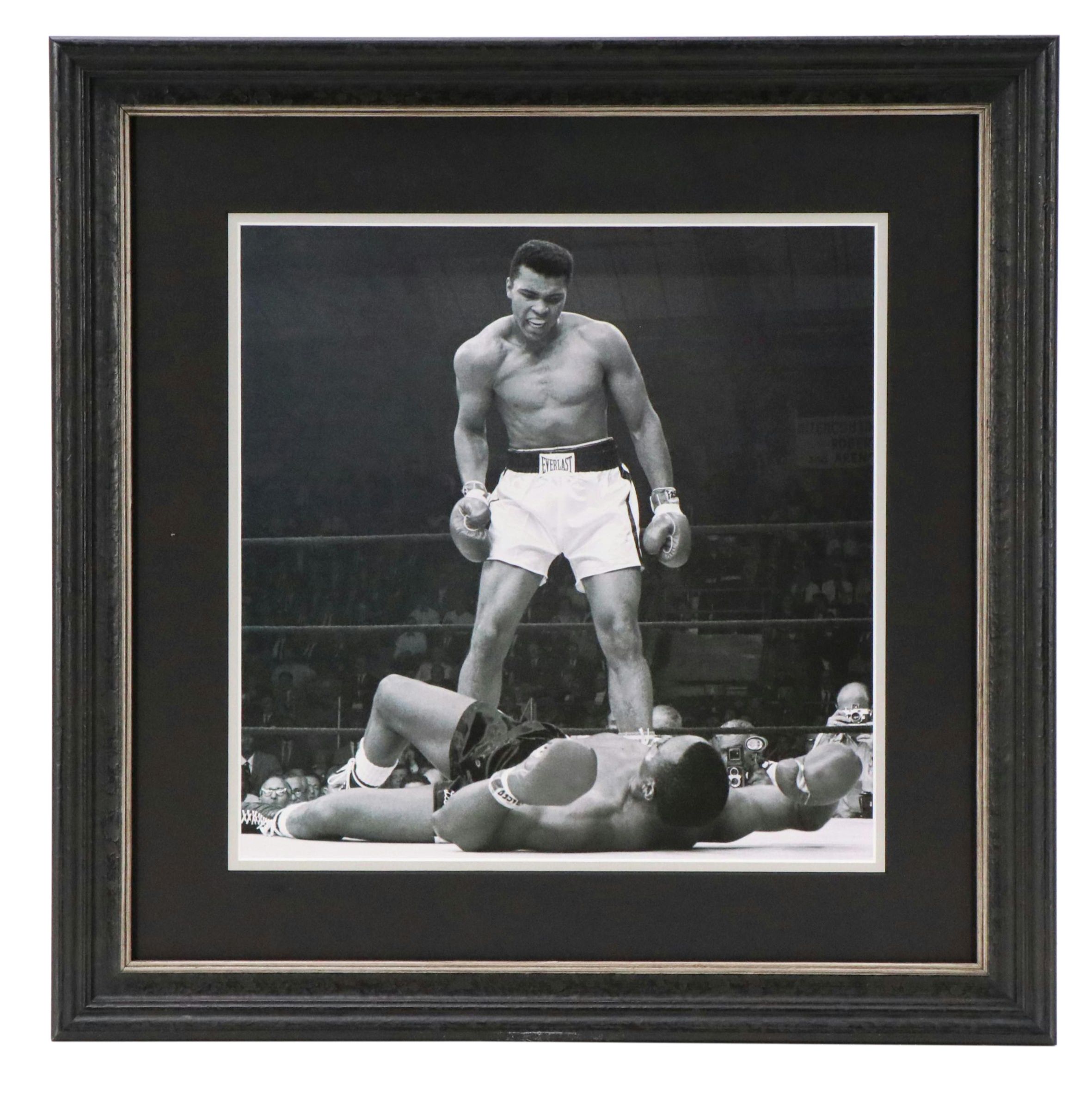 Offset Lithograph of Muhammad Ali vs. Sonny Liston