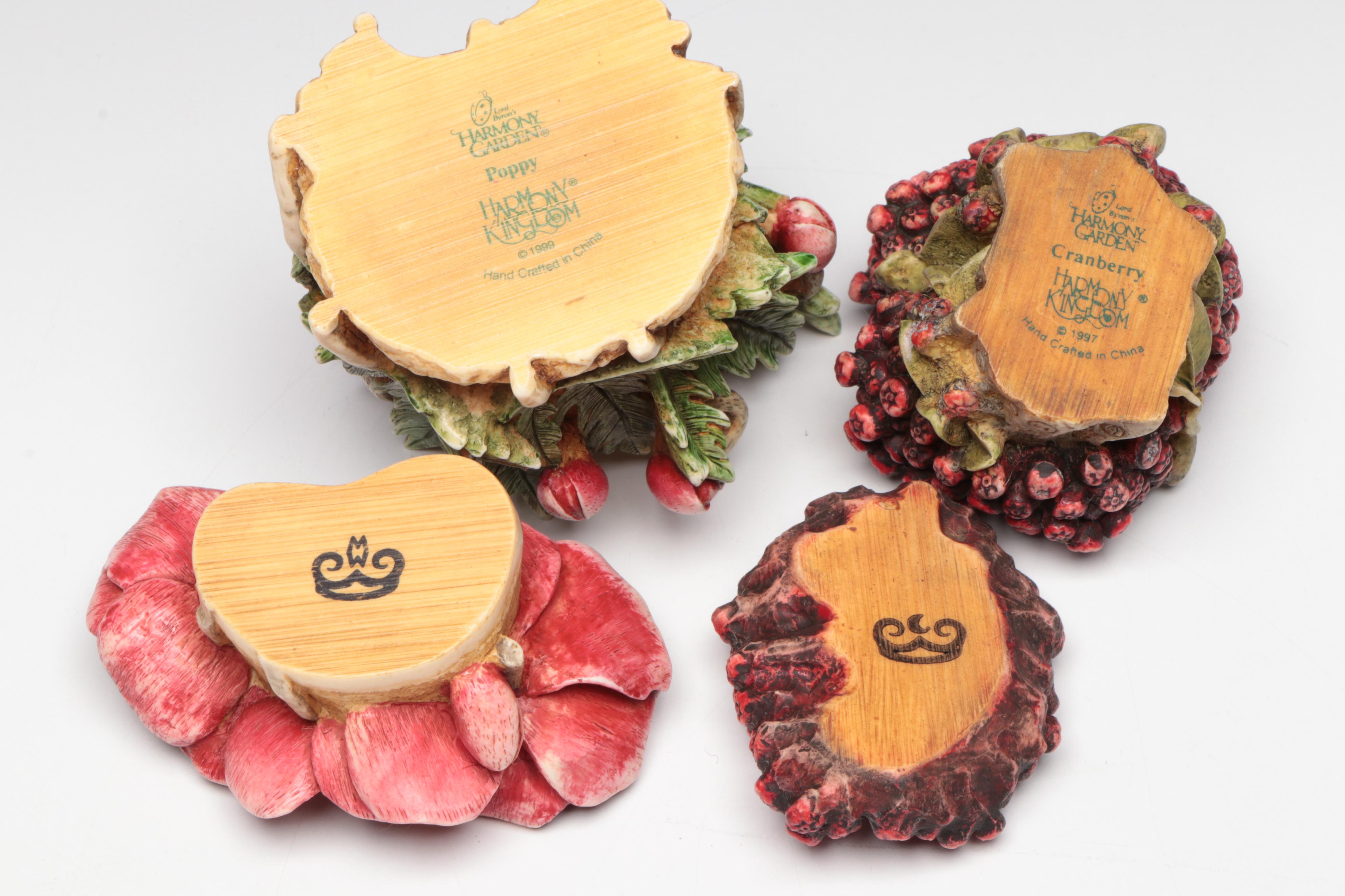 Harmony Kingdom Lord Byron's Harmony Garden and More Resin Bouquet Figurines