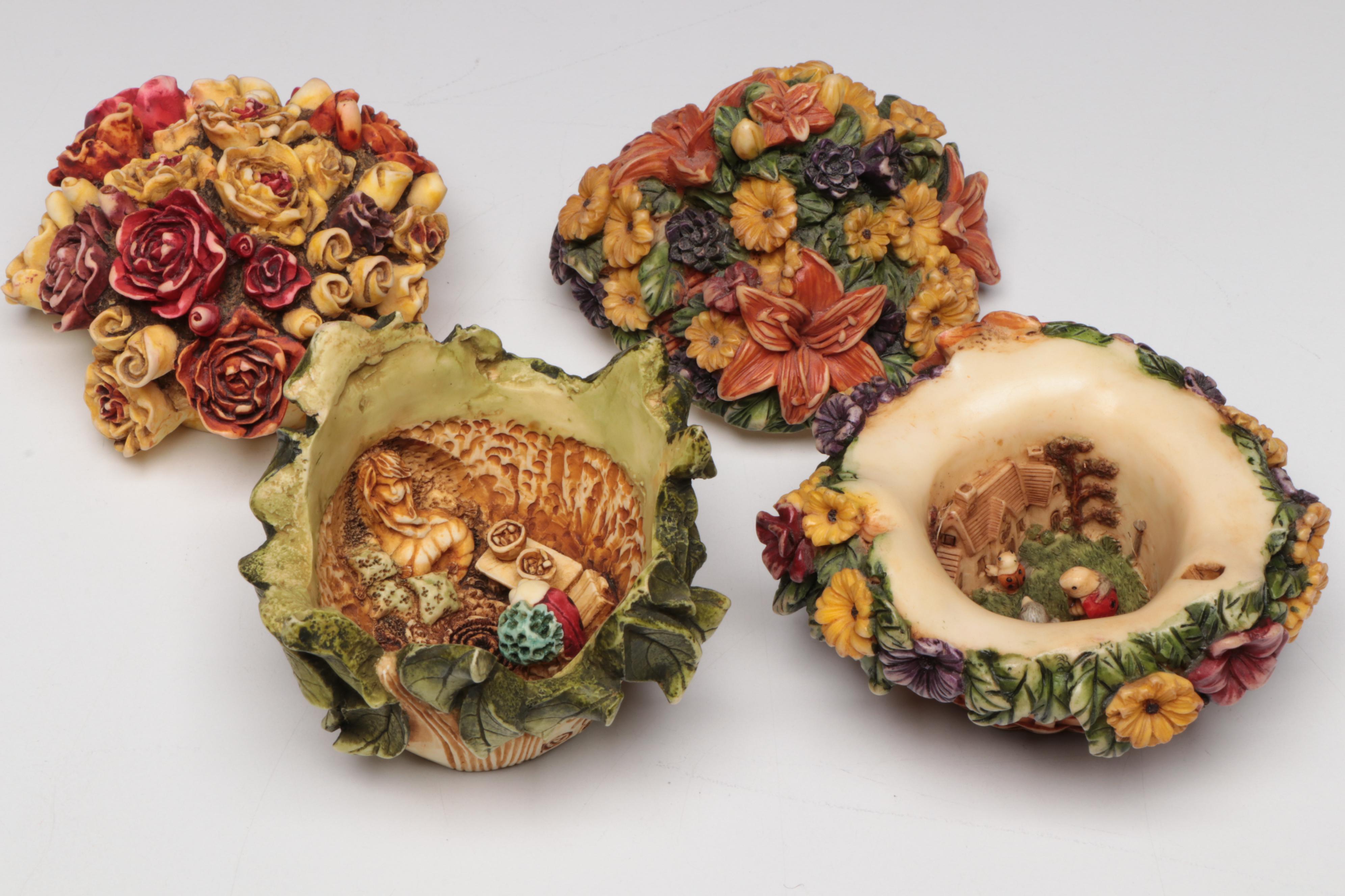 Harmony Kingdom Lord Byron's Harmony Garden and More Resin Bouquet Figurines