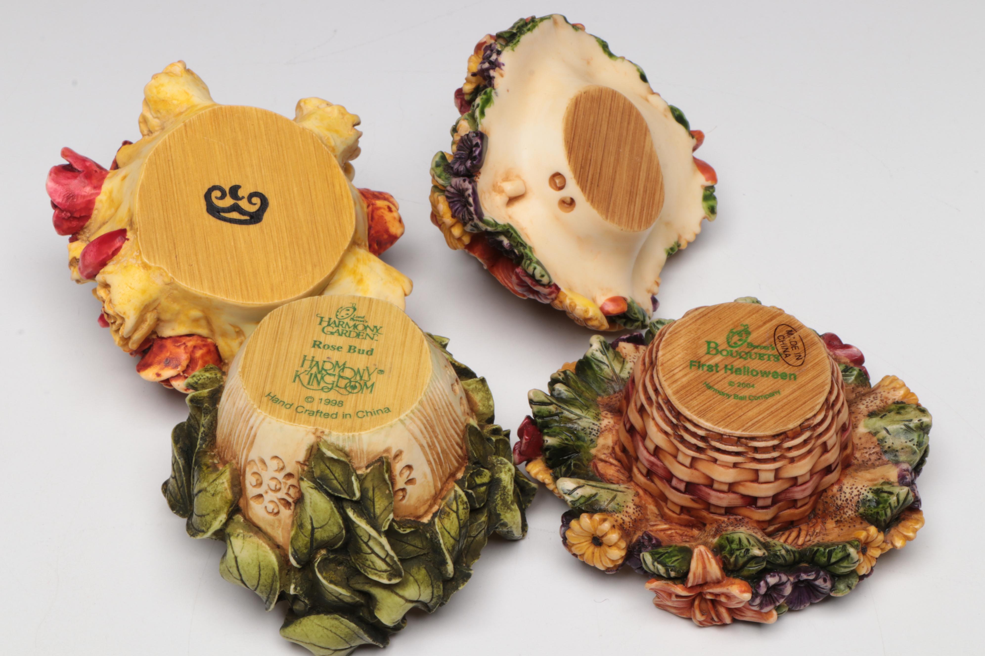 Harmony Kingdom Lord Byron's Harmony Garden and More Resin Bouquet Figurines