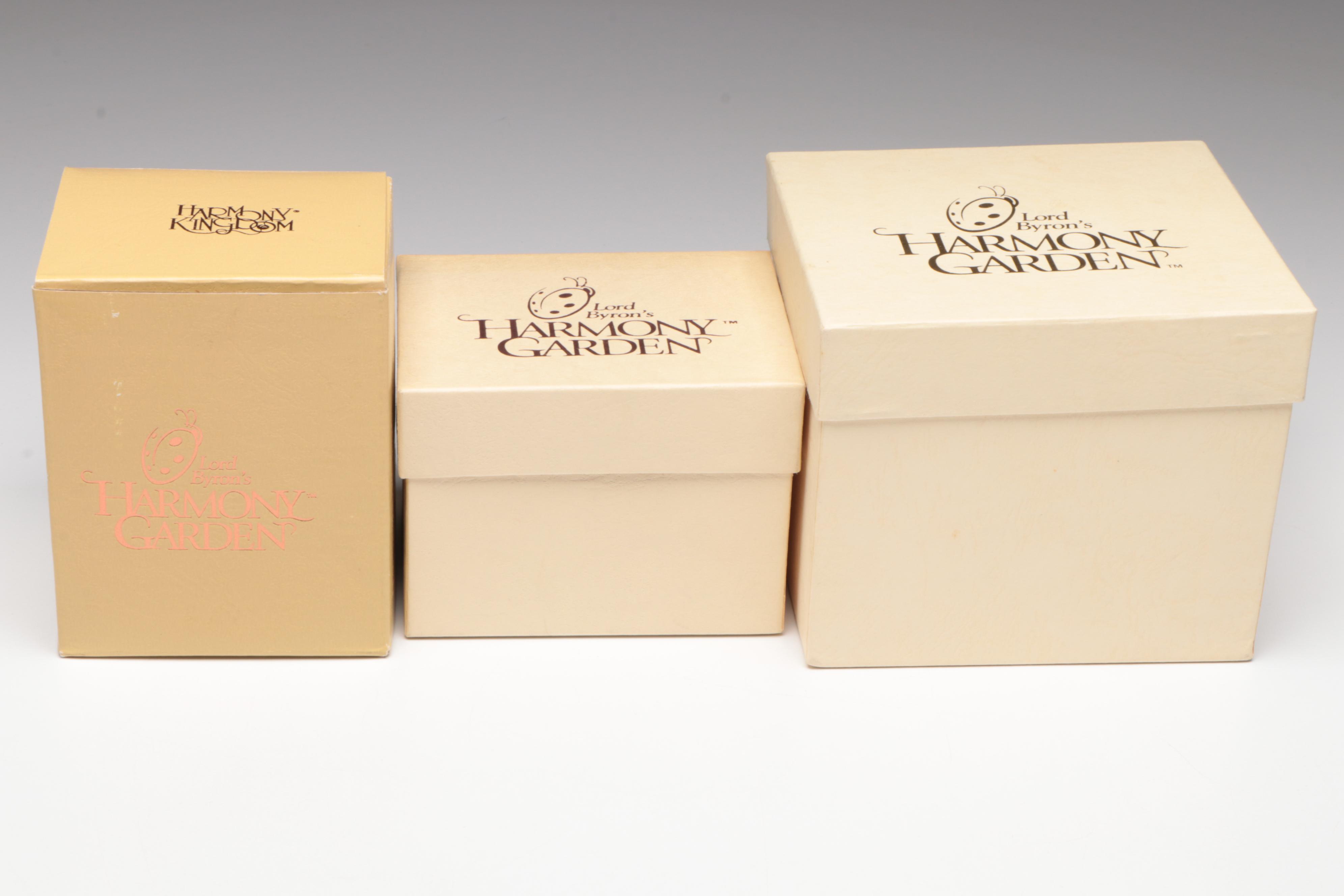 Harmony Kingdom Lord Byron's Harmony Garden and More Resin Bouquet Figurines