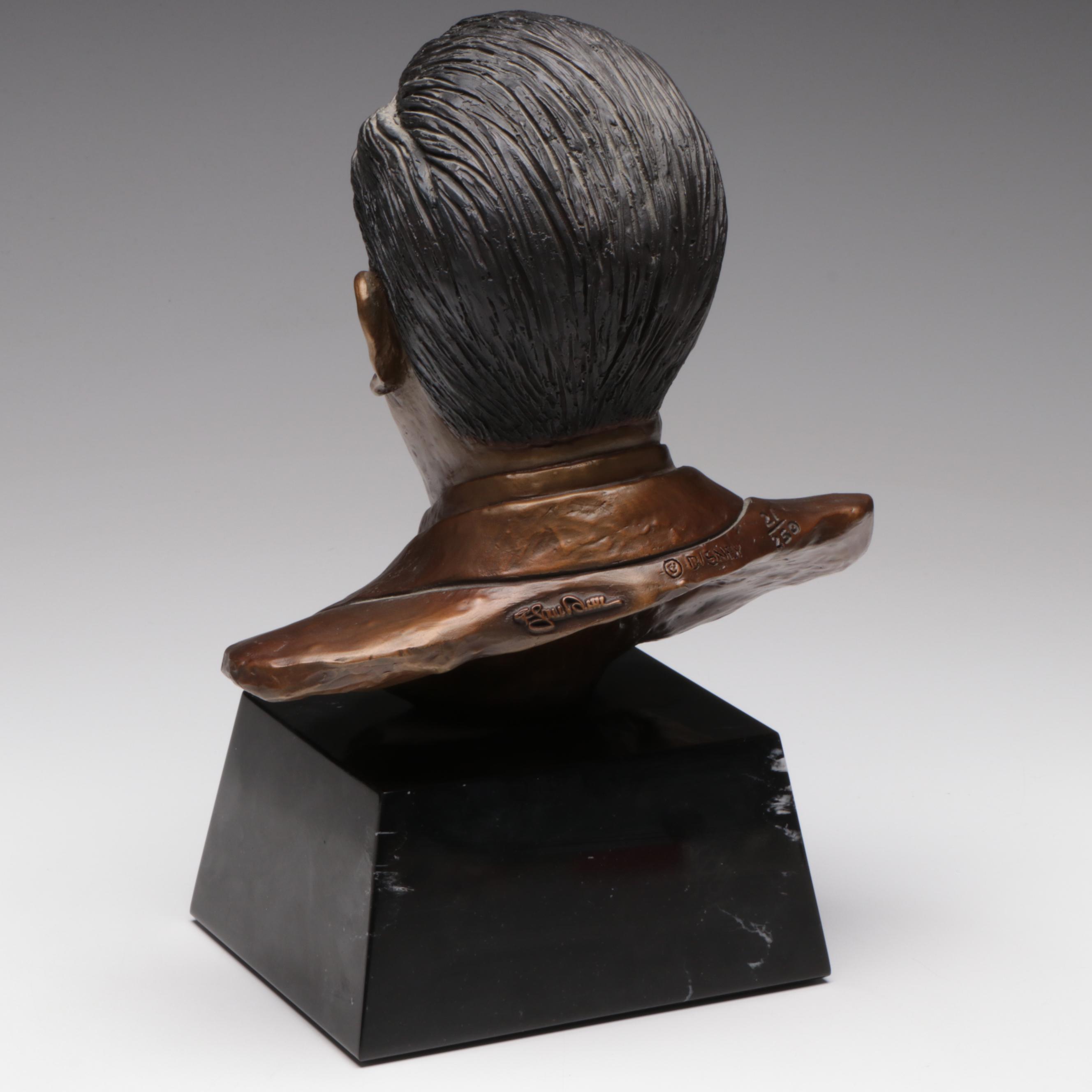 Blaine Gibson "Walt Disney" Limited Edition Bronze Bust