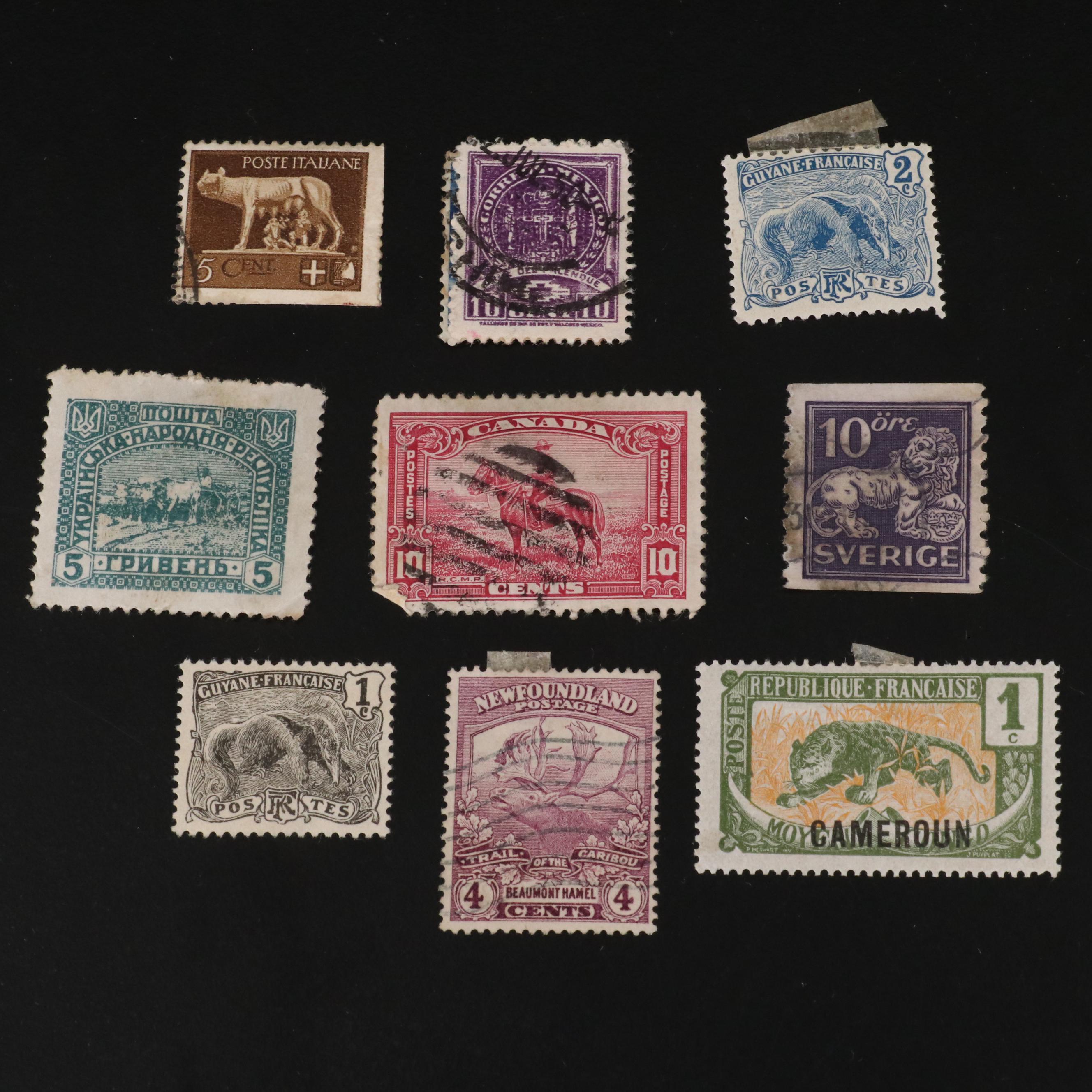 Eighty-Seven Vintage U.S. Postal Covers, 1930s and 1940s