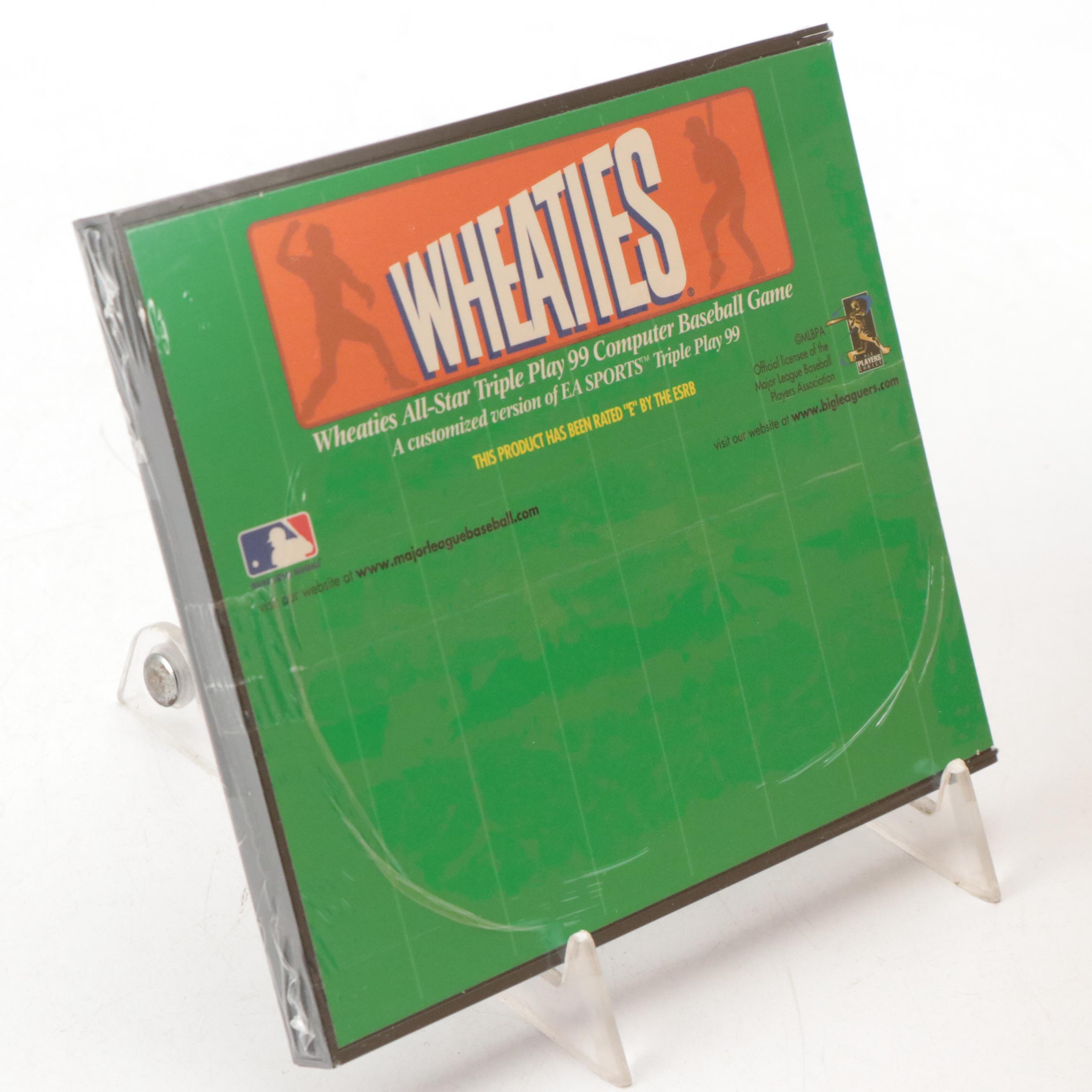EA Sports "Wheaties: All-Star Triple Play 99" Computer Baseball Games