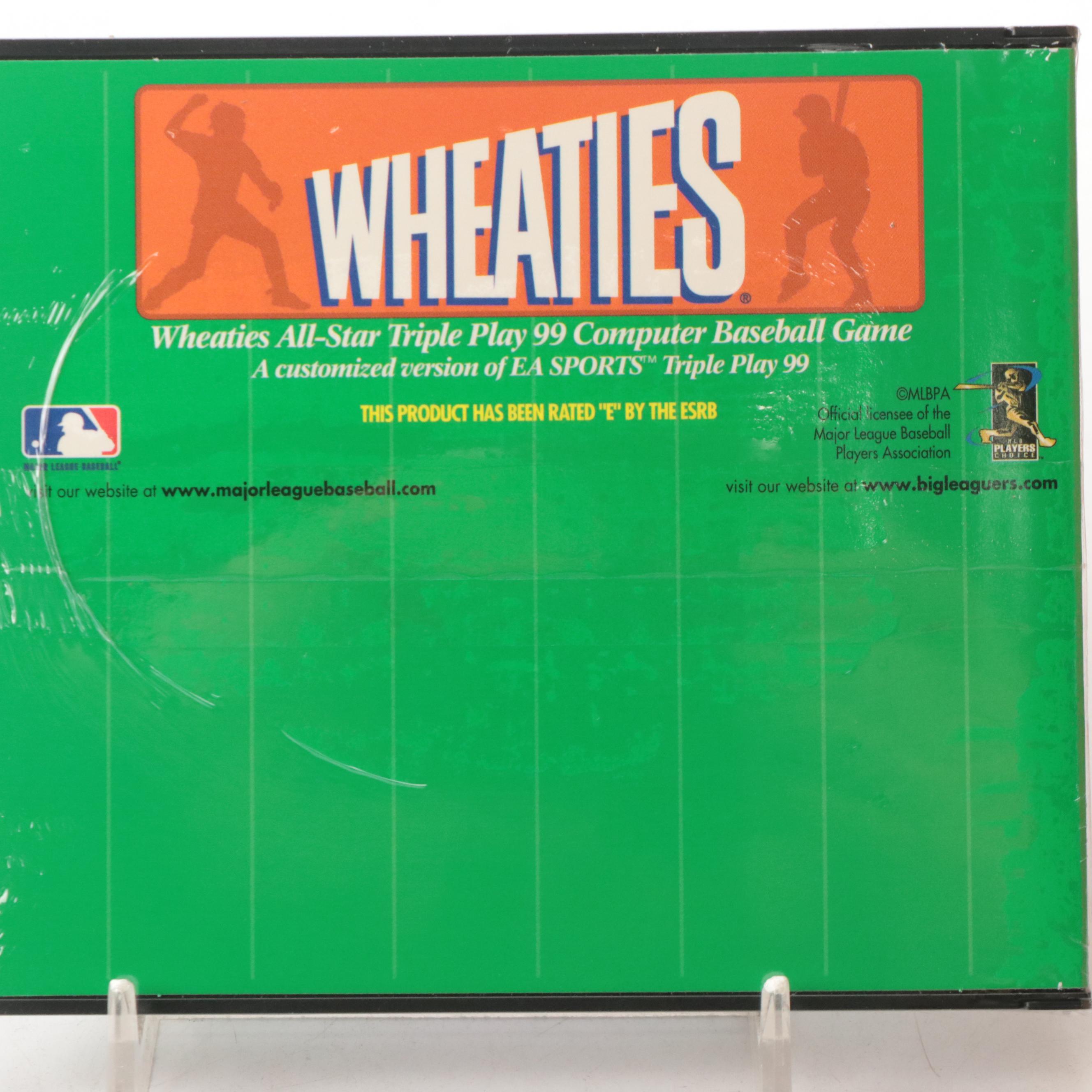 EA Sports "Wheaties: All-Star Triple Play 99" Computer Baseball Games