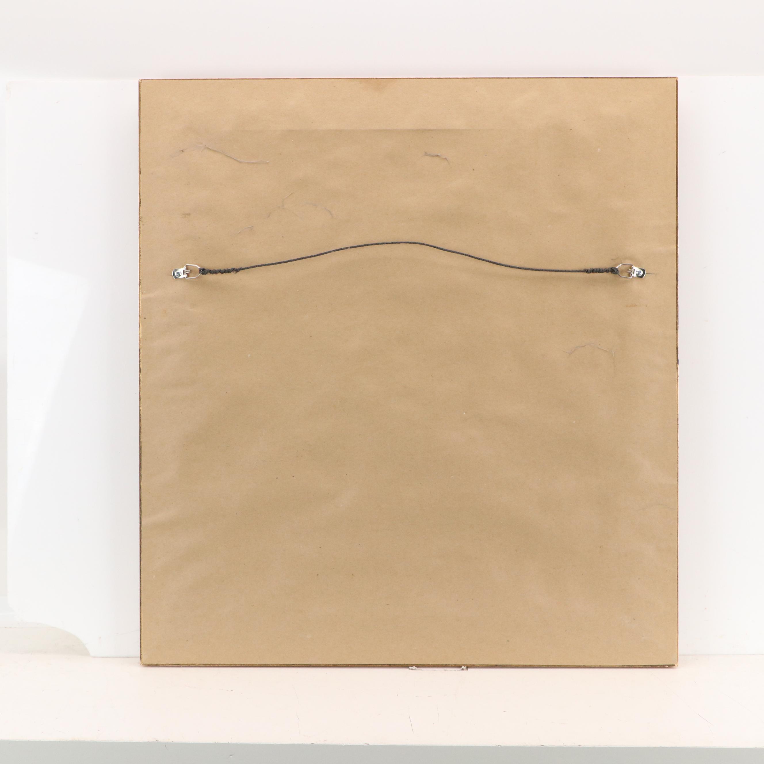 Coastal Landscape Chalk Pastel Drawing