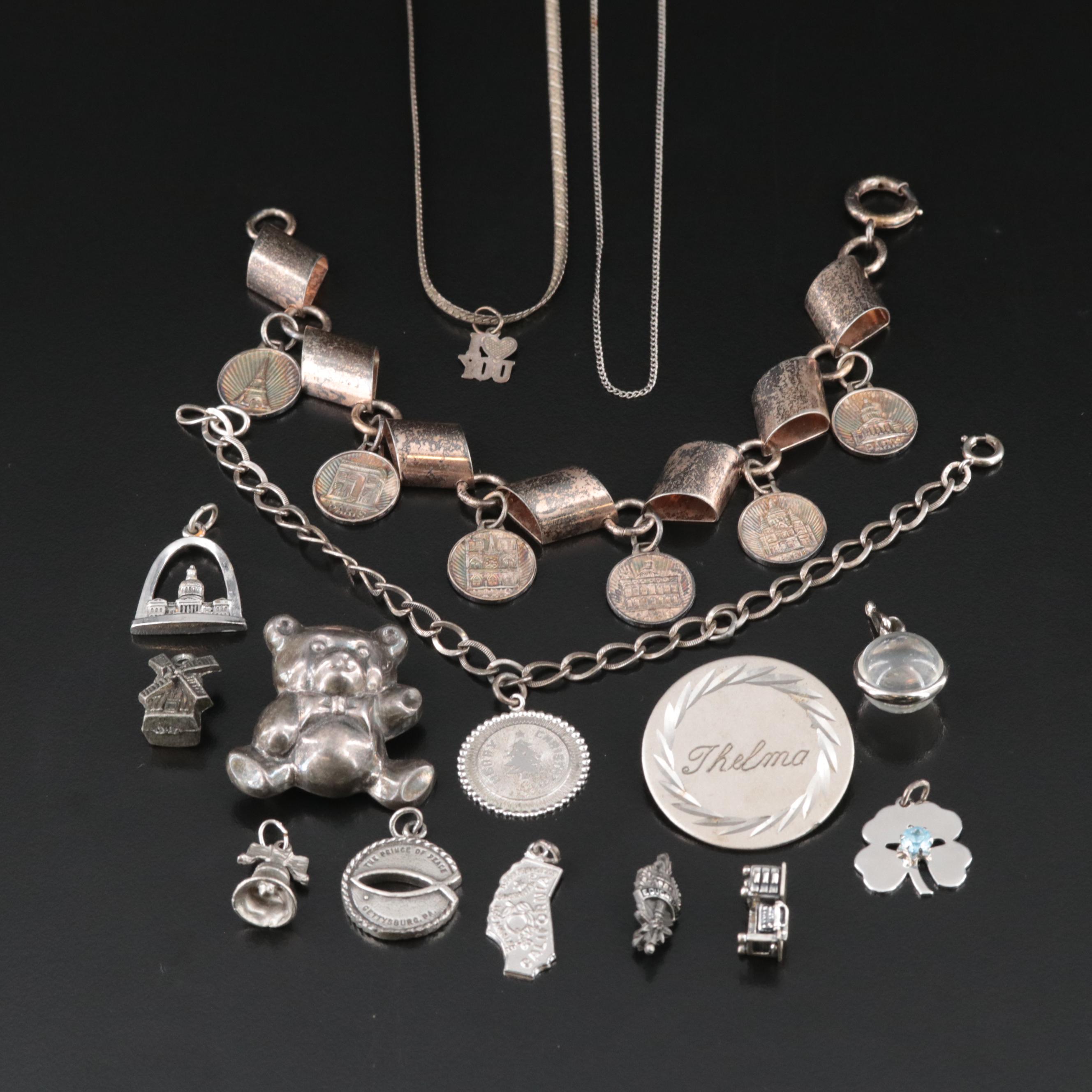 Paris Charm Bracelet and Sterling Featured in Jewelry Collection