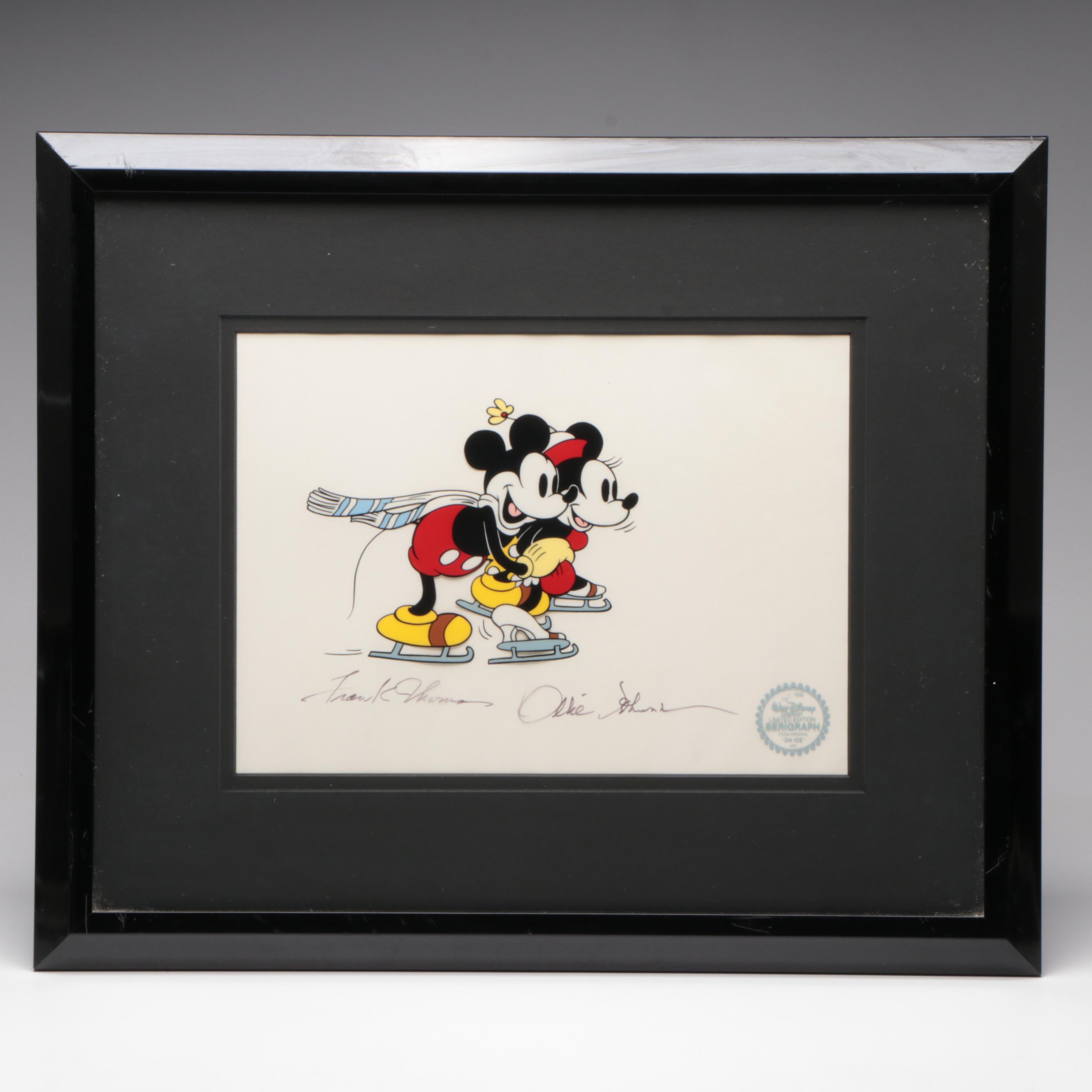 Walt Disney Limited Edition Animation Serigraph Cel From "On Ice"