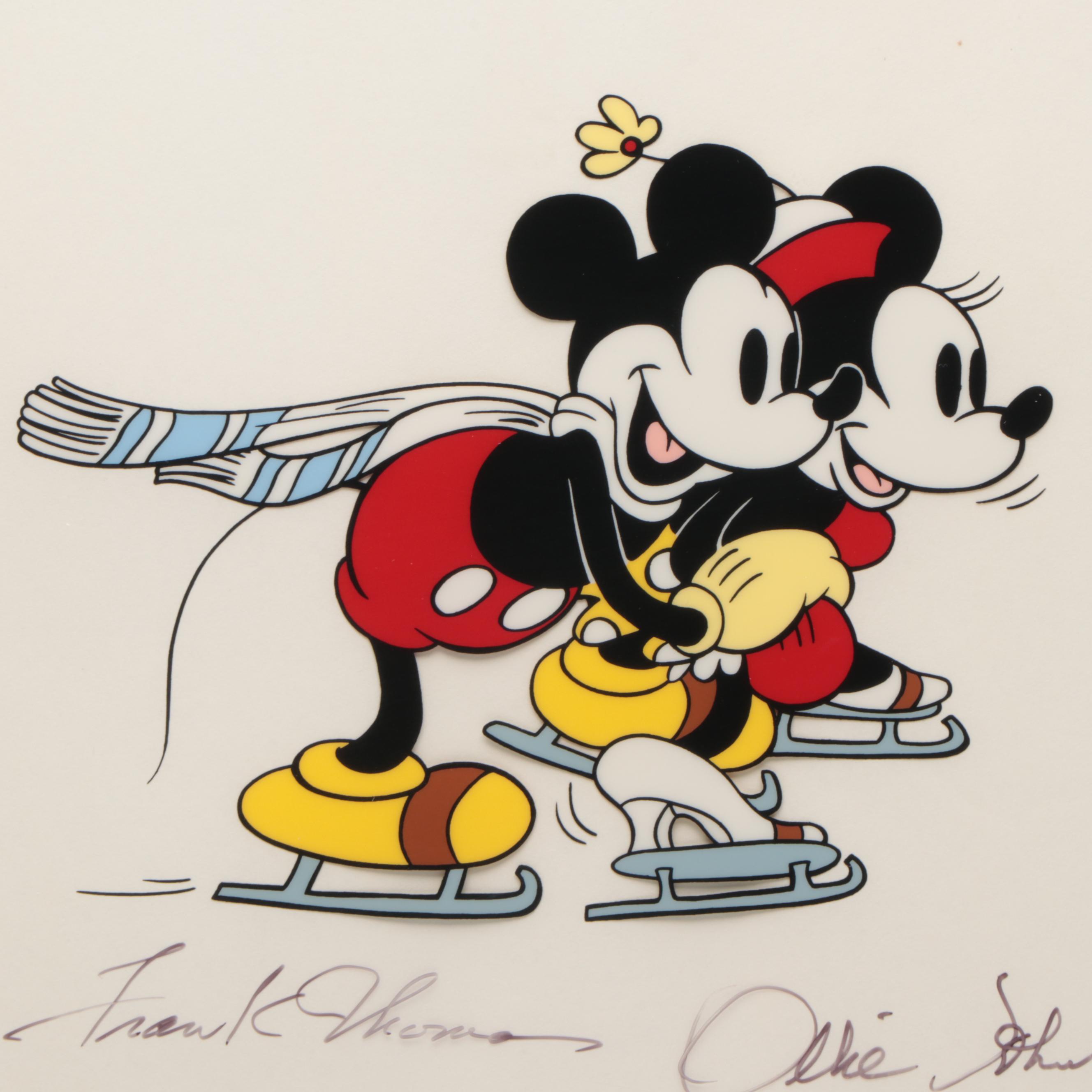 Walt Disney Limited Edition Animation Serigraph Cel From "On Ice"