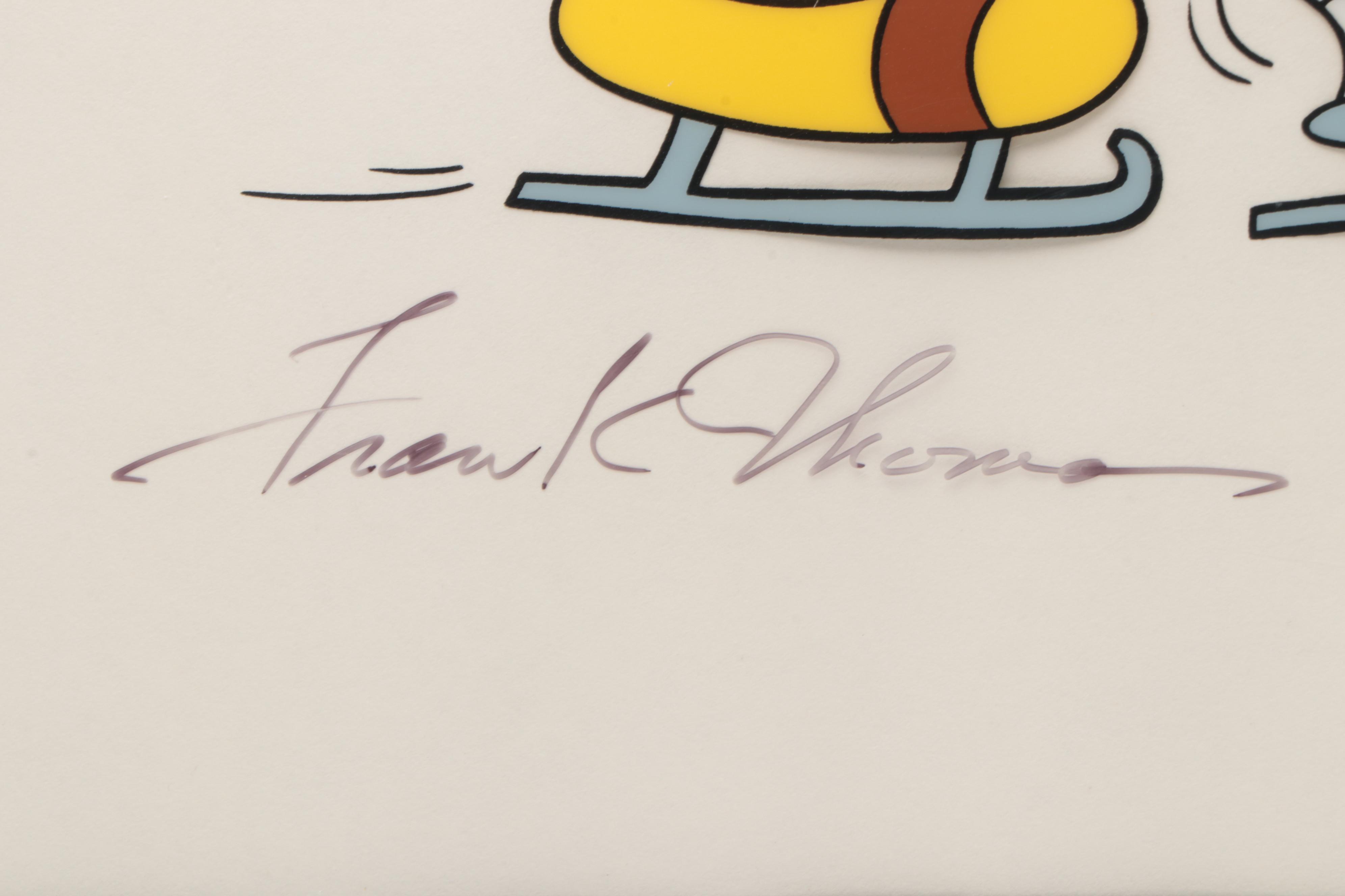 Walt Disney Limited Edition Animation Serigraph Cel From "On Ice"