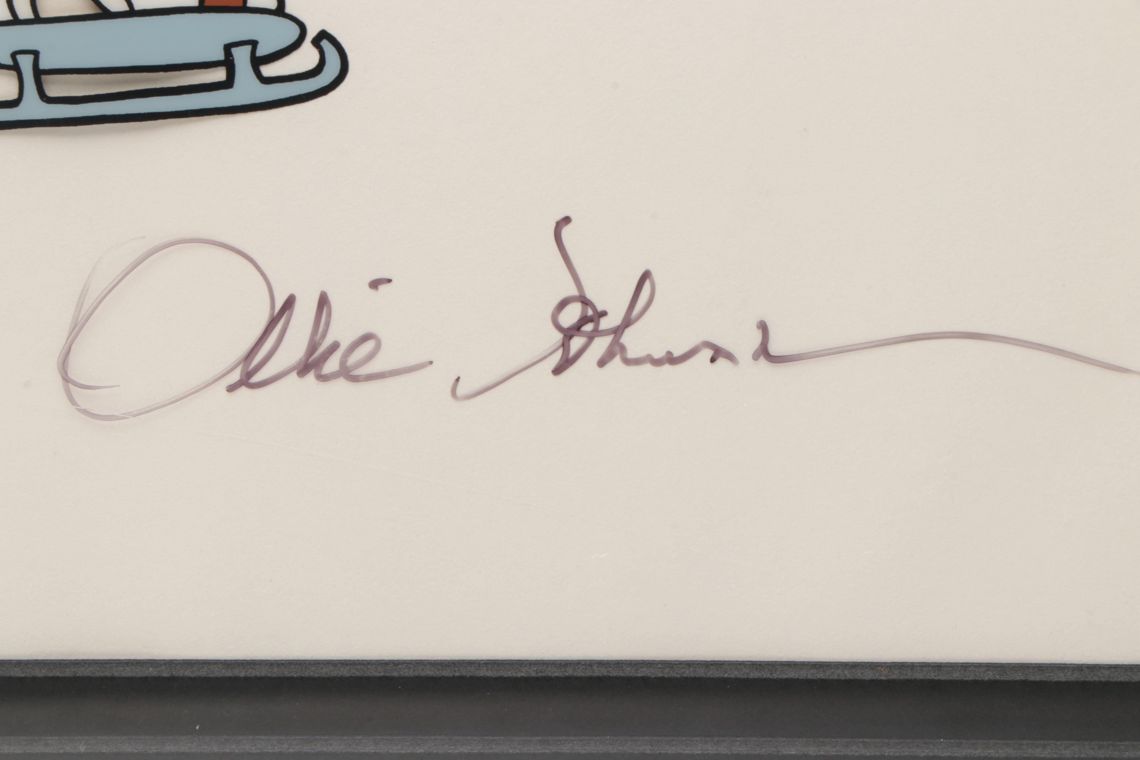 Walt Disney Limited Edition Animation Serigraph Cel From "On Ice"