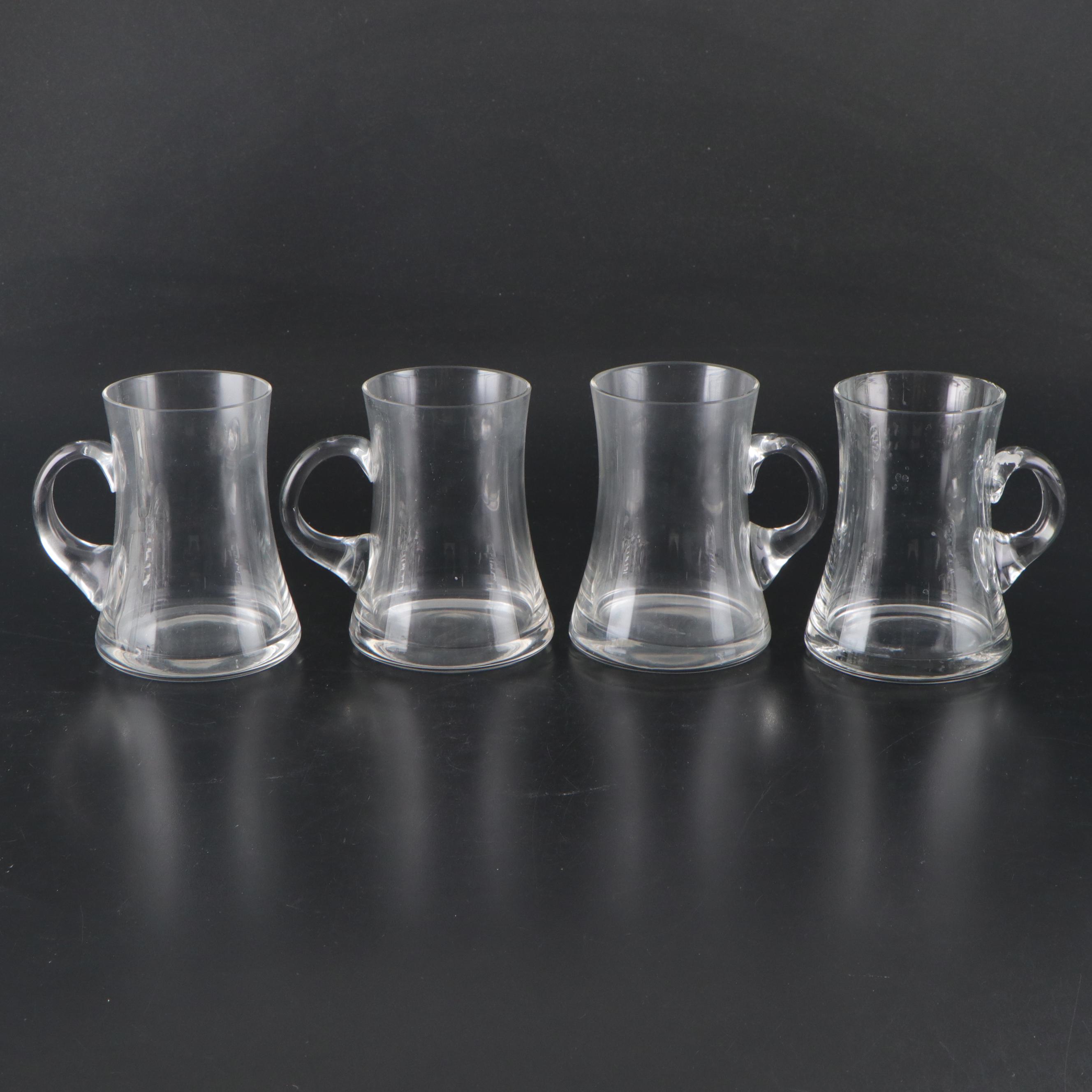 Pyrex Glass Coffee Maker with Glass Beer Mugs and More Table Accessories