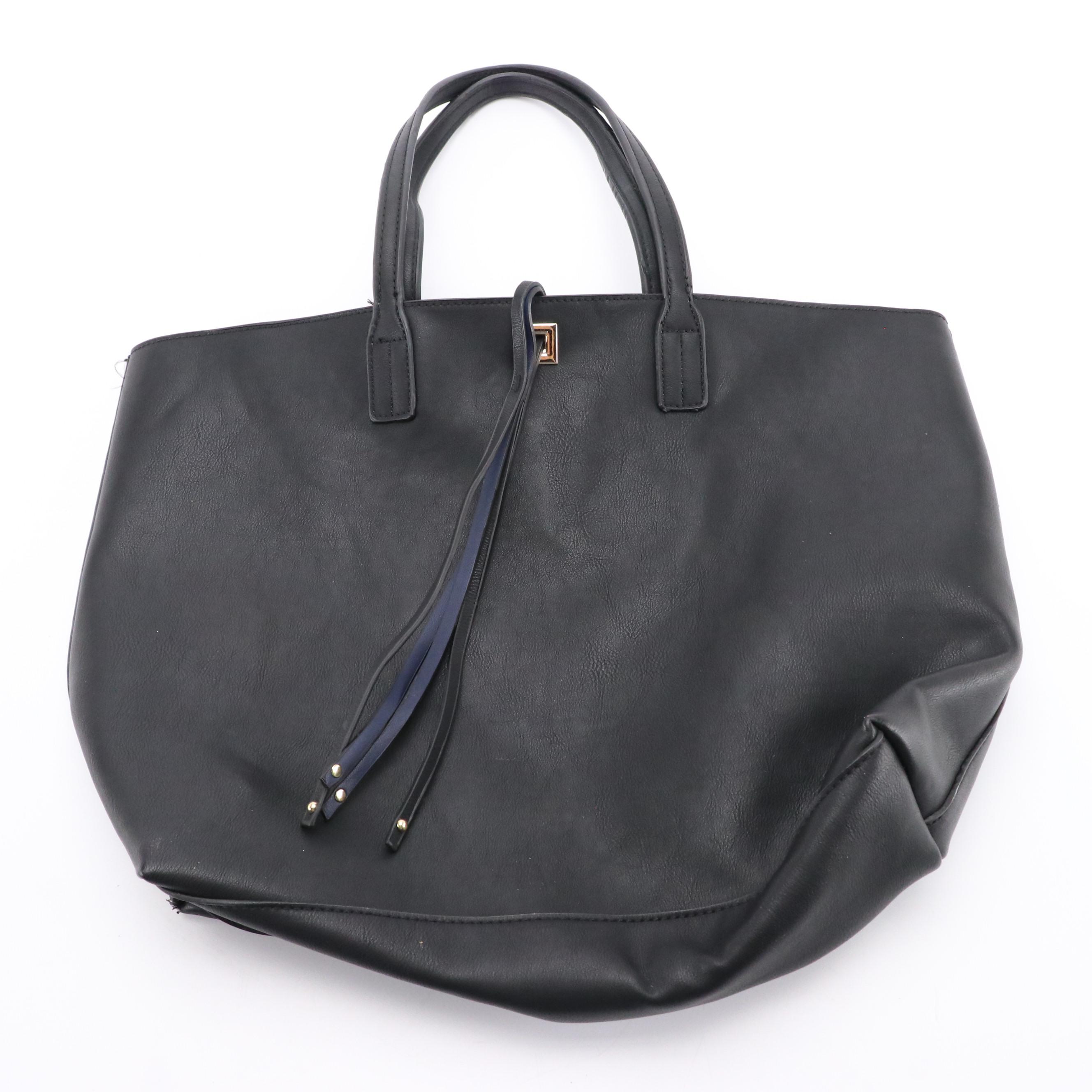 Mulberry Fold Over Wristlet with Furla and Other Shoulder Bag in Black Leather