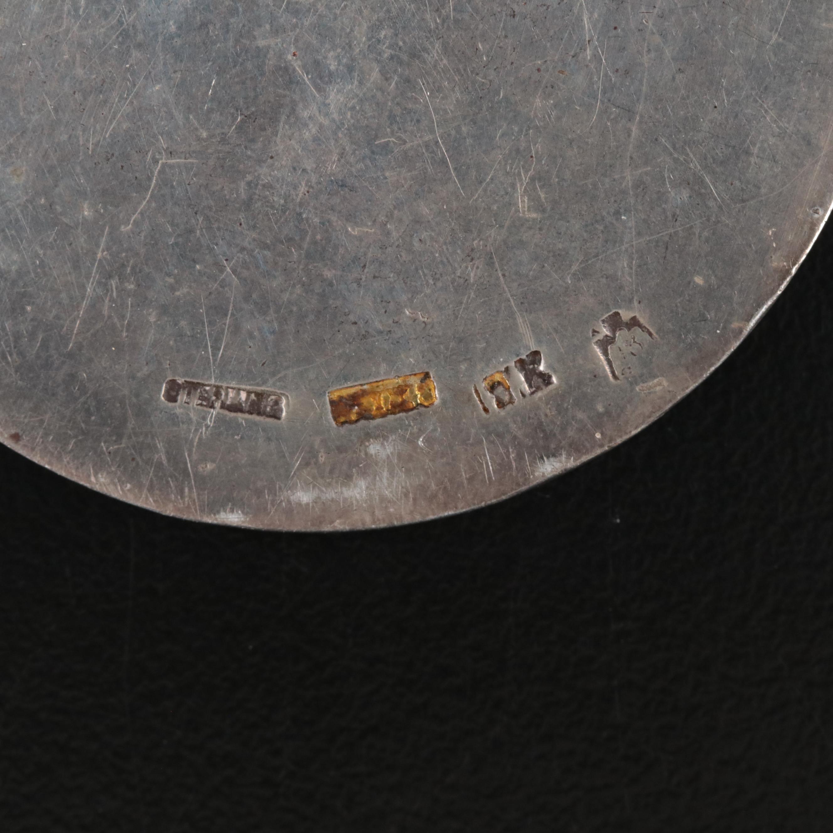 Sterling Aztec Calendar Jewelry and Oniwakamaru Pendant Necklace