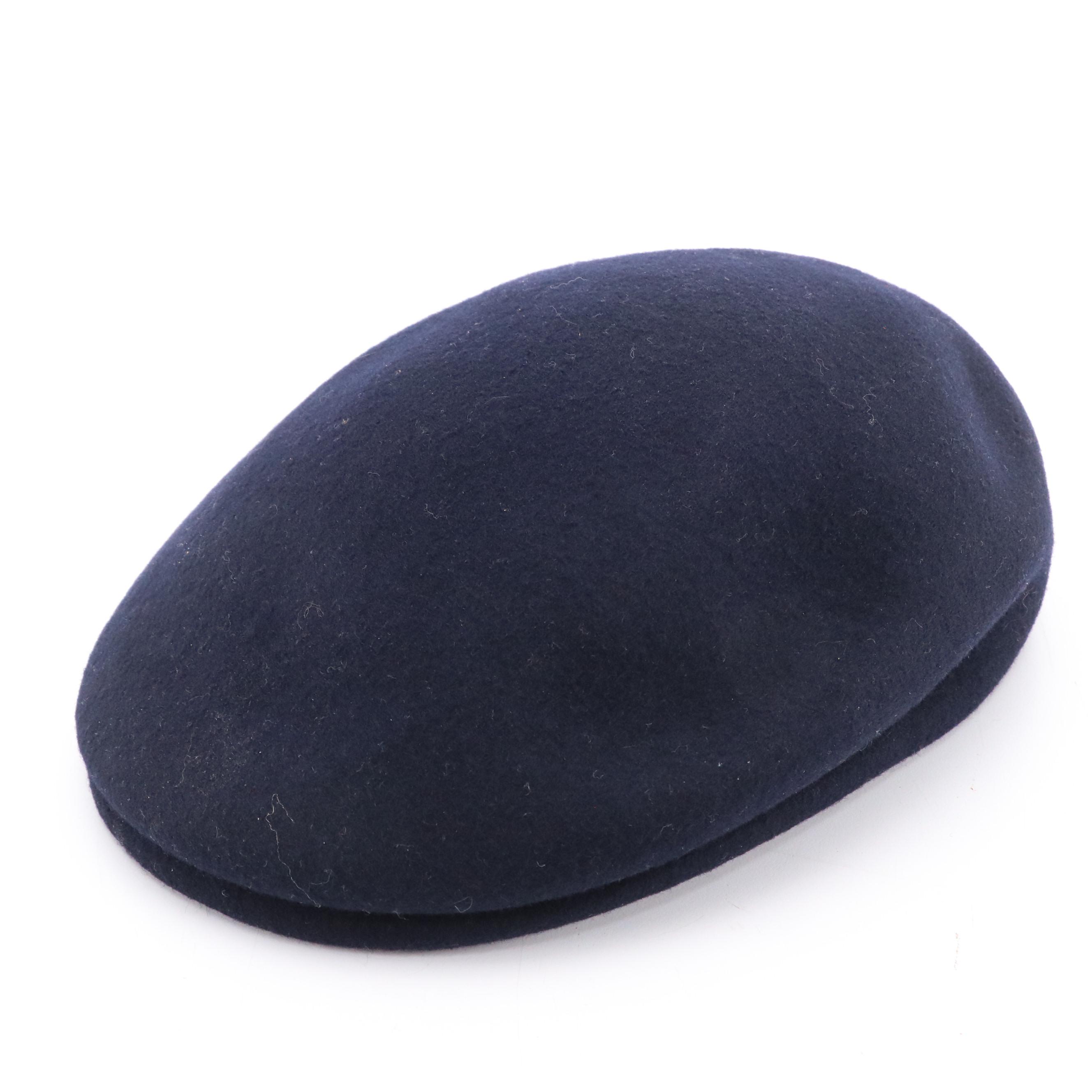 Paul & Shark Yachting Navy Blue Wool Cap with Case