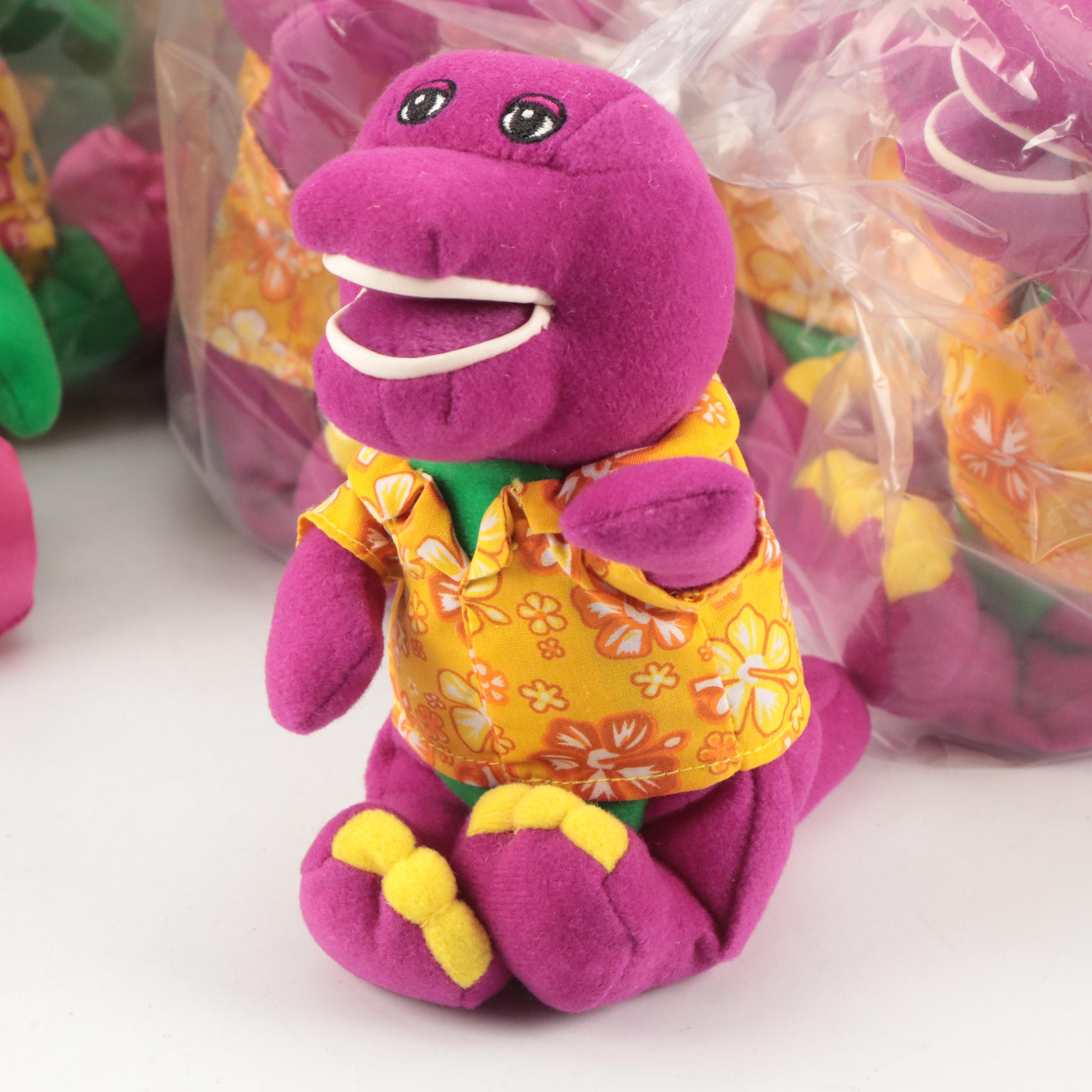 Barney and Betty Bop Stuffed Toys by Golden Bear Company