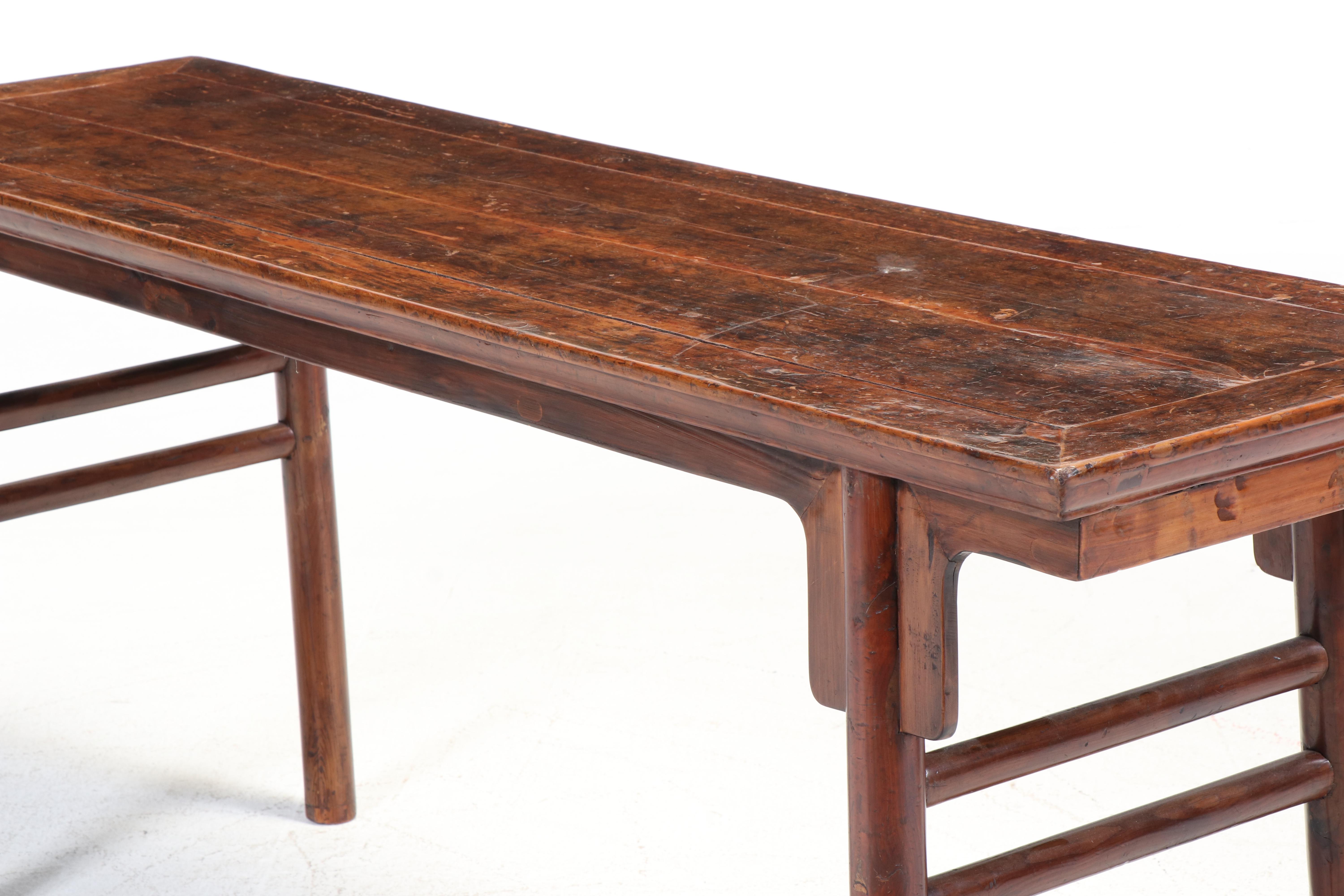 Chinese Carved Hardwood Console Table