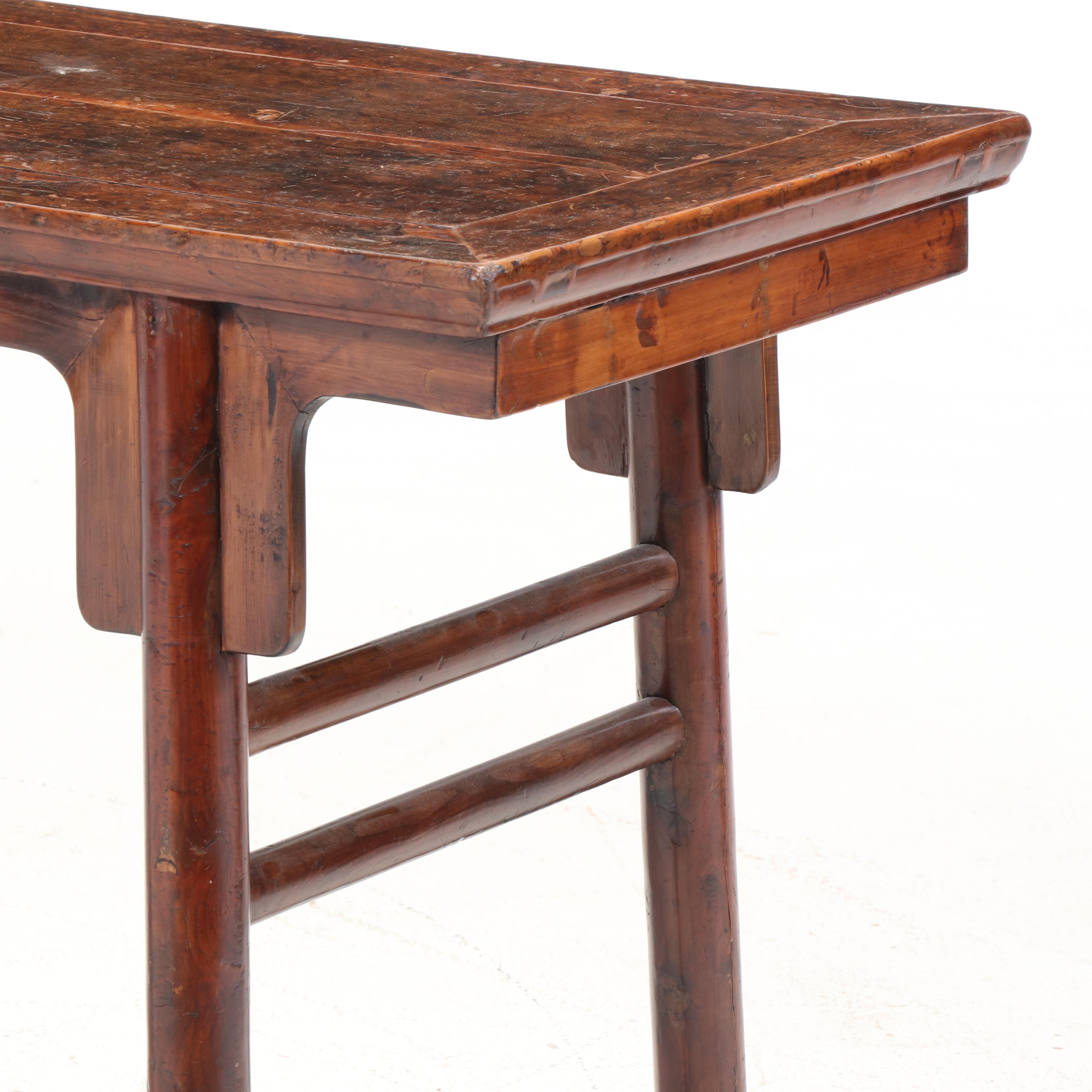 Chinese Carved Hardwood Console Table